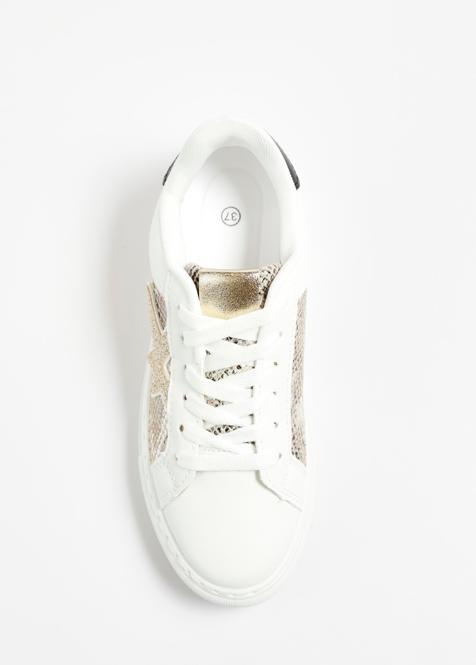 Two-material_reptile-look_lace-up_sneakers_White_OV1_slim