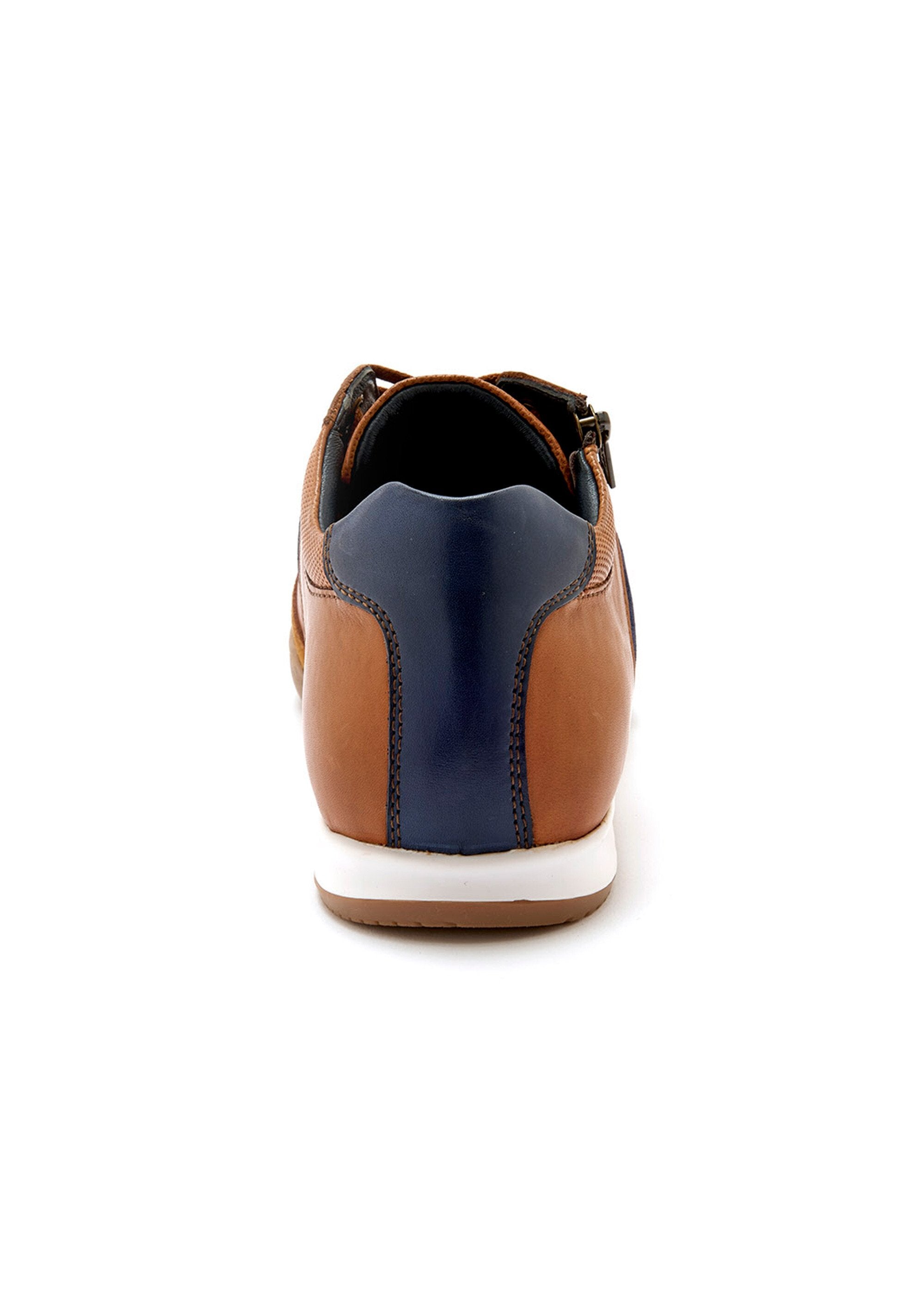 Multi-material_leather_sneakers_with_laces_and_zip_Brown_DO1_slim