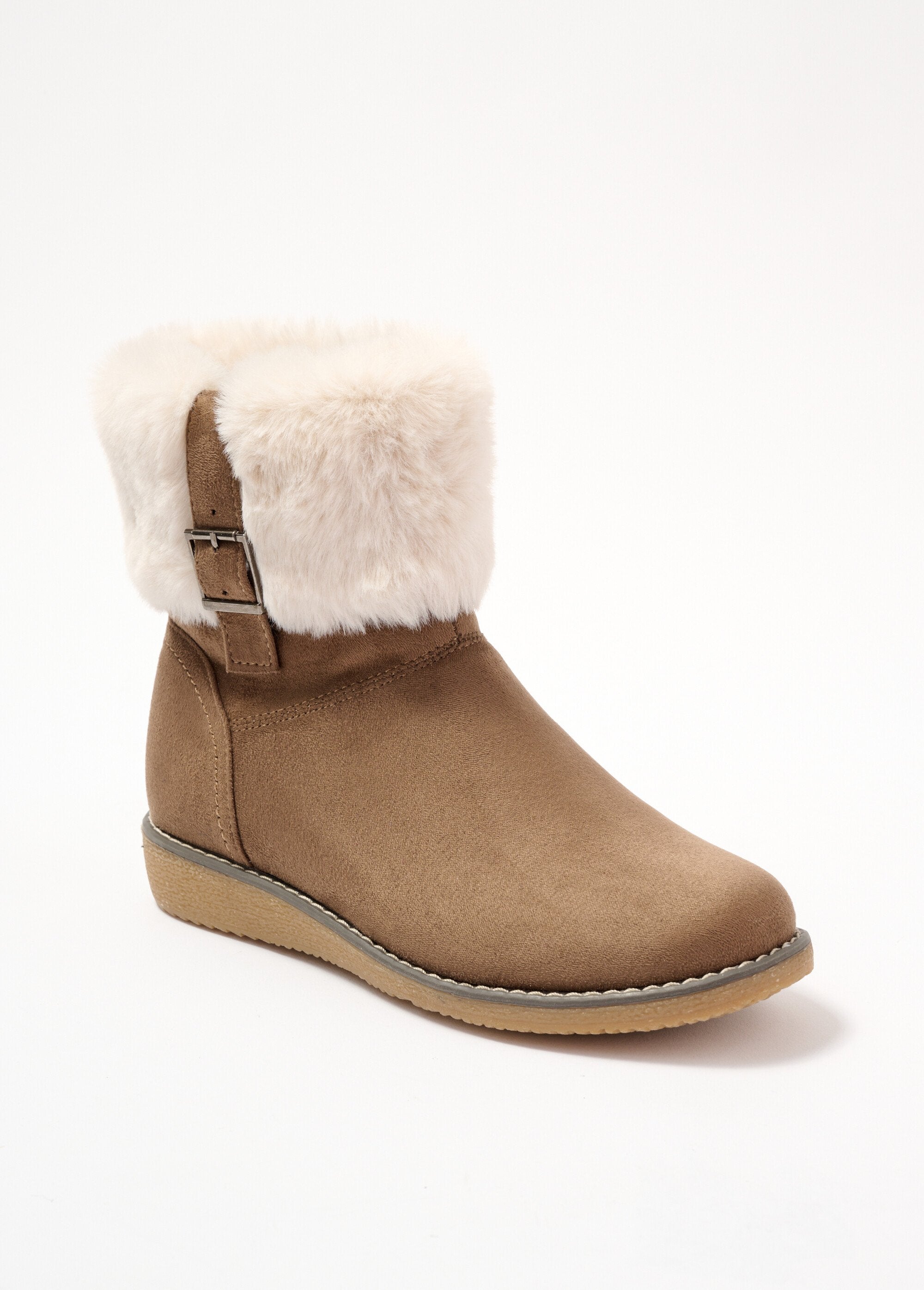 Hush Puppies Short Boots With Fur Cuff Hush Puppies Wynn Leather