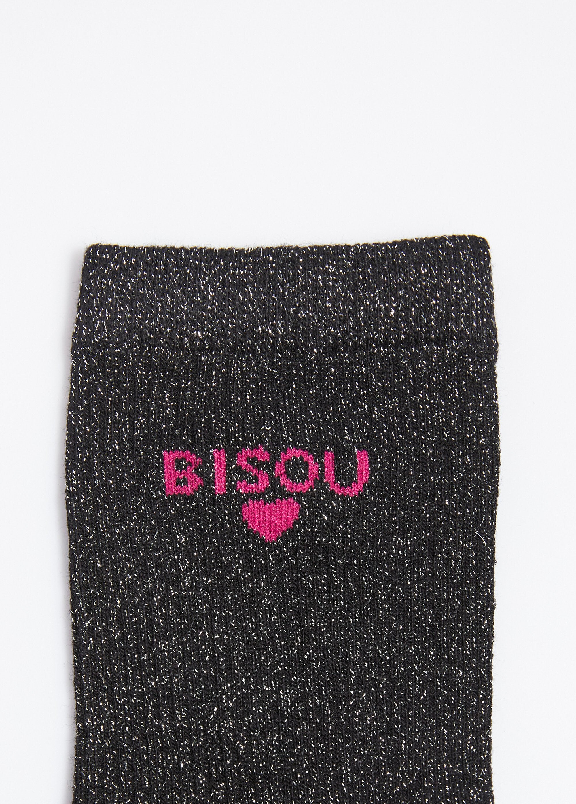 Metallic_thread_socks_with_KISS_message_Black_DE2_slim