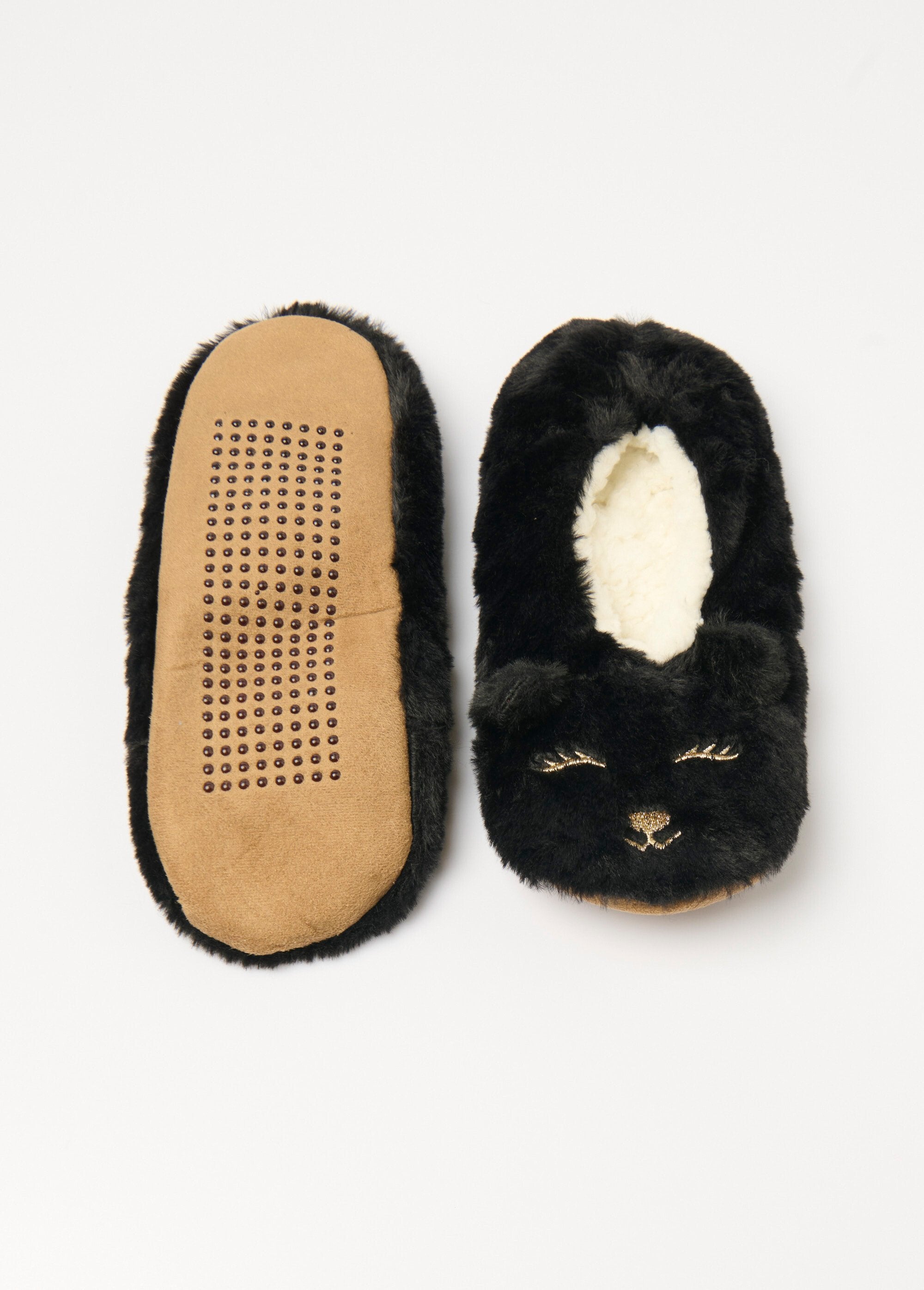 Warm_animal_faux_fur_slippers_Black_OV1_slim