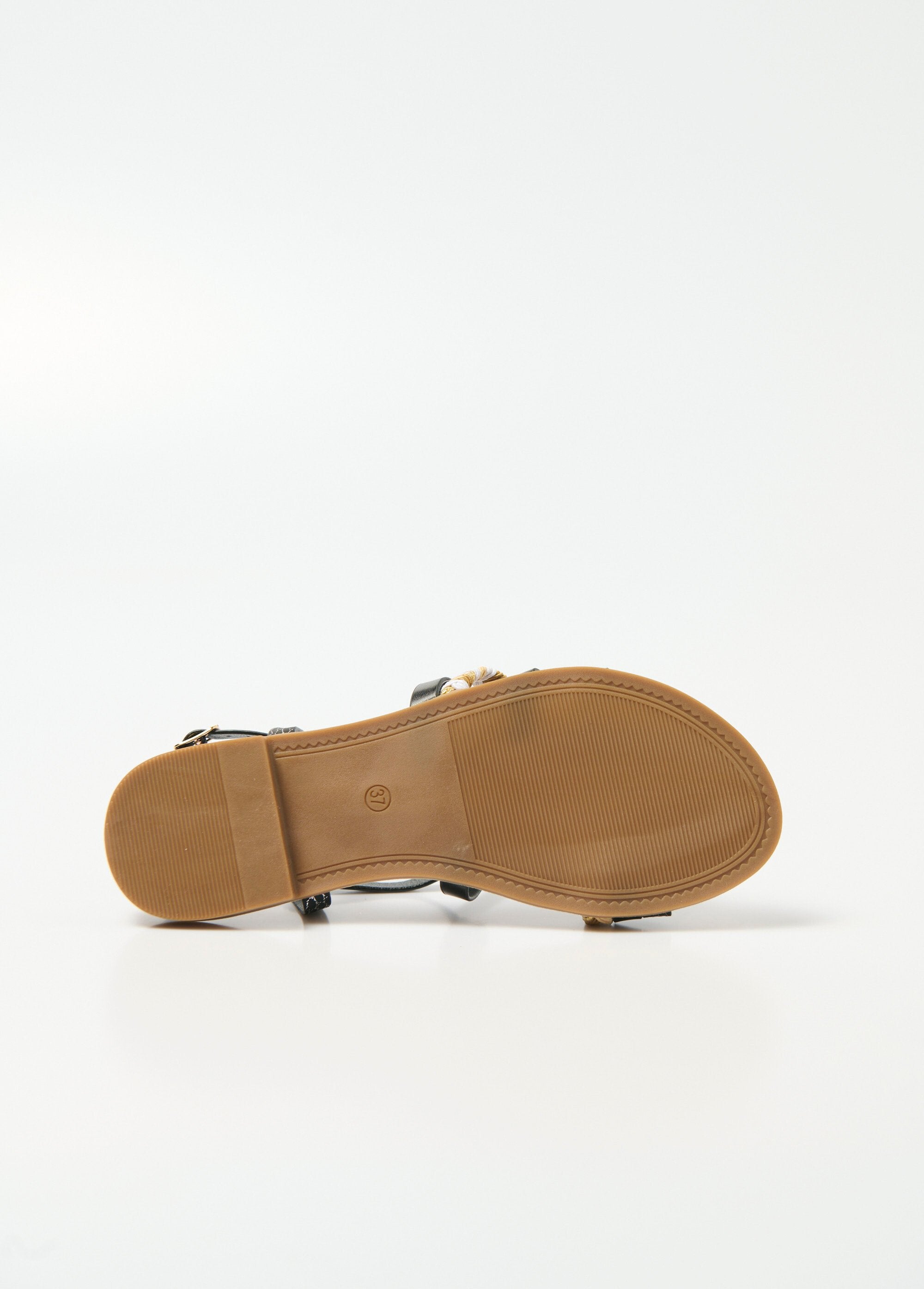 Multi-material_sandals_with_straps_Black_and_silver_UN1_slim