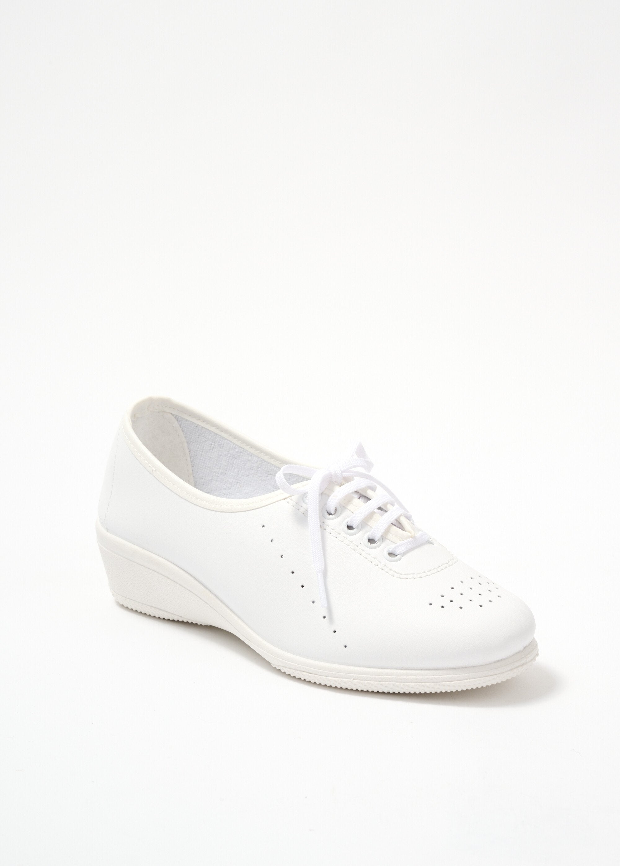 Chaussure de ville compensée largeur confort Marron Afibel