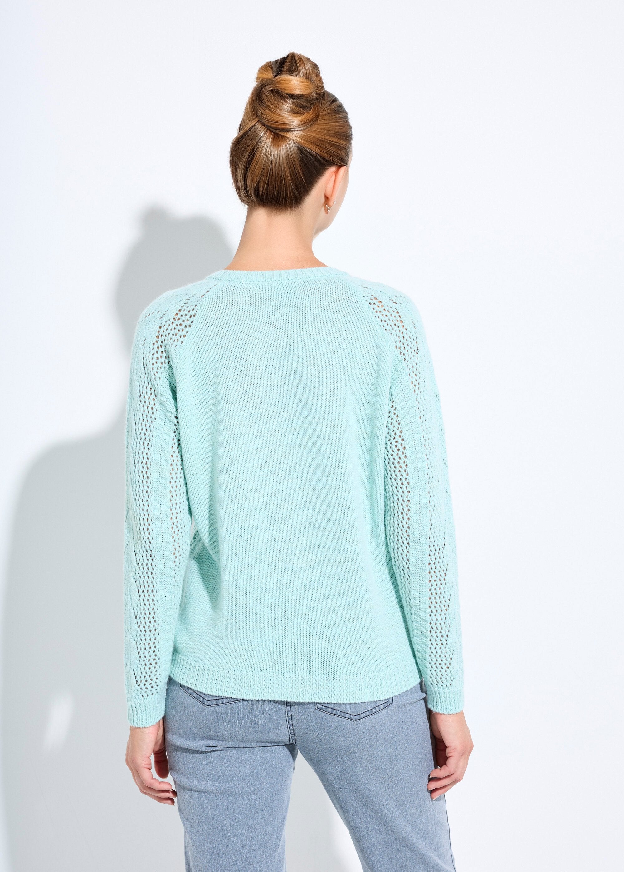 Openwork_buttoned_cardigan_with_wool_and_cashmere_Green_DO1_slim