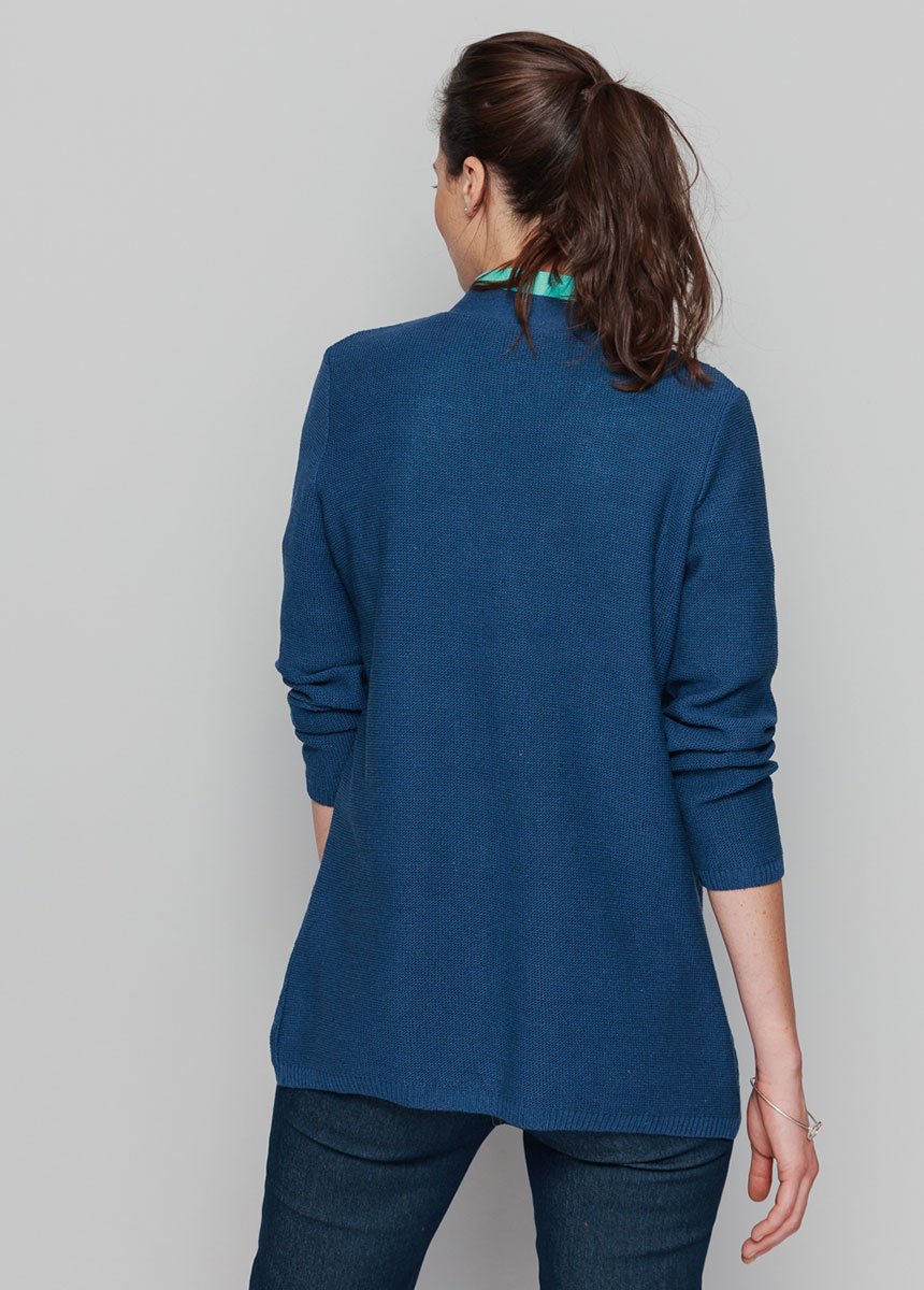 V-neck_cardigan_with_openwork_patterns_Blue_DO1_slim