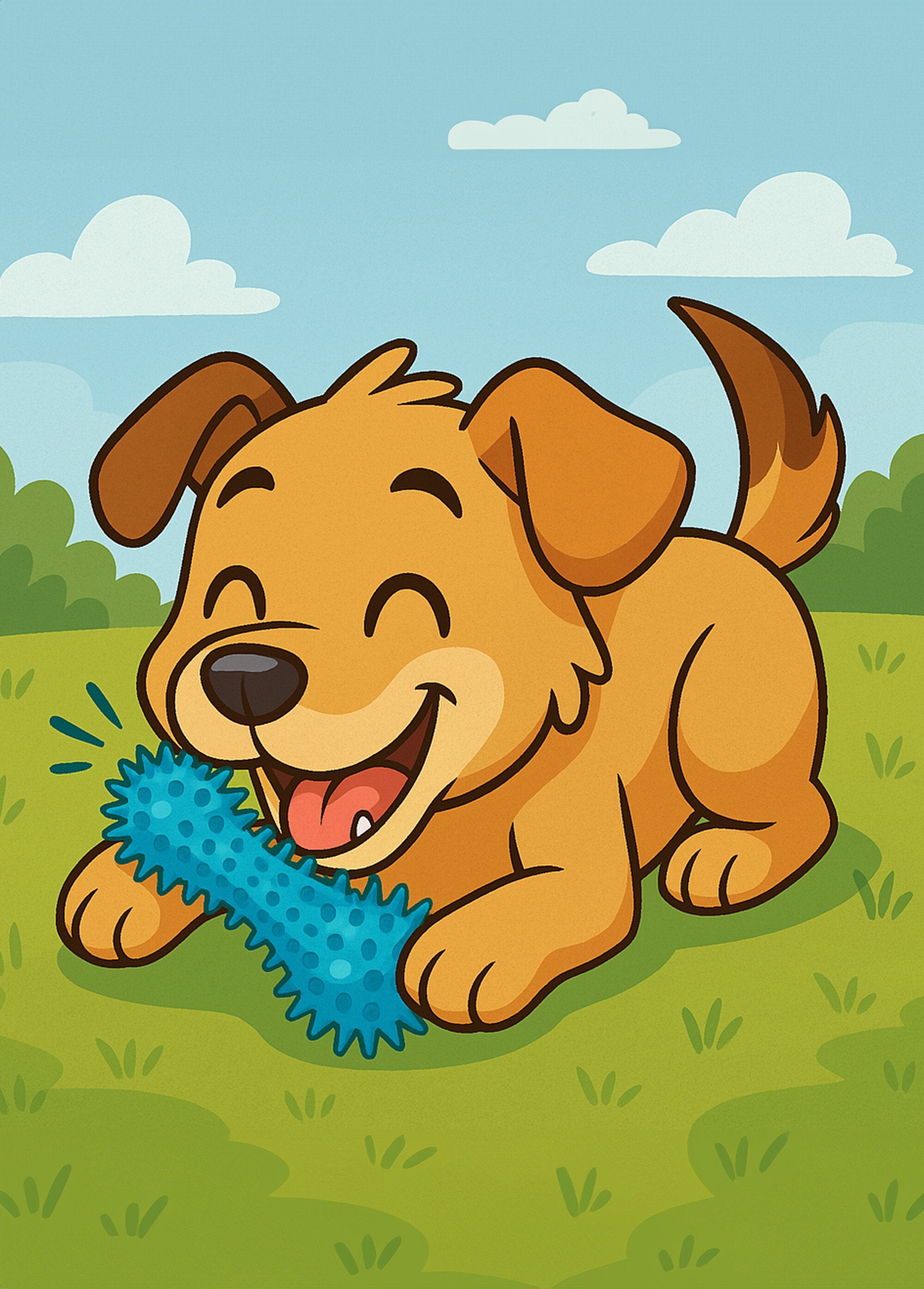 Spiked_bone_dog_toy_Blue_DE2_slim