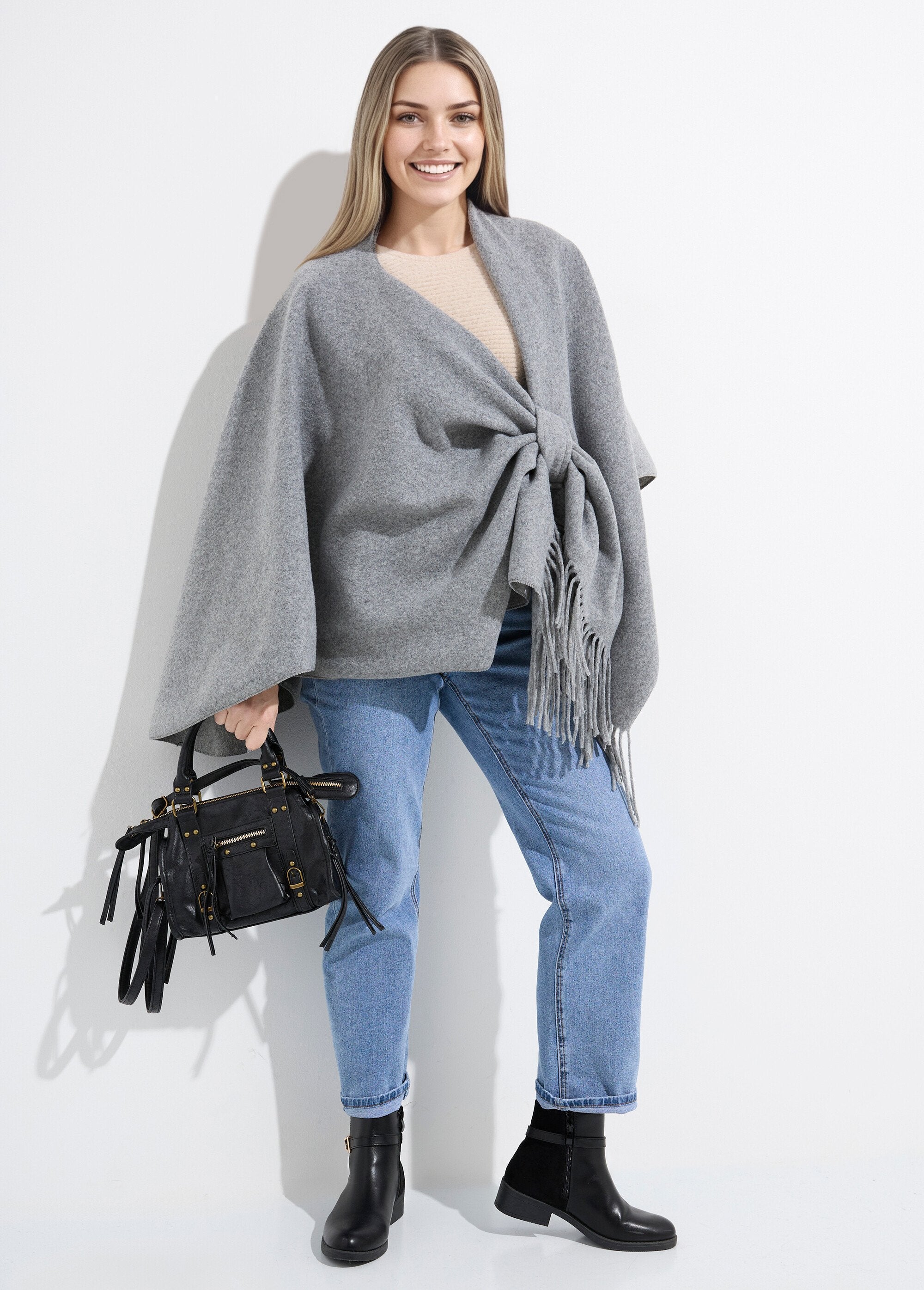 Wool-look_fringed_cape_coat_Gray_SF1_slim