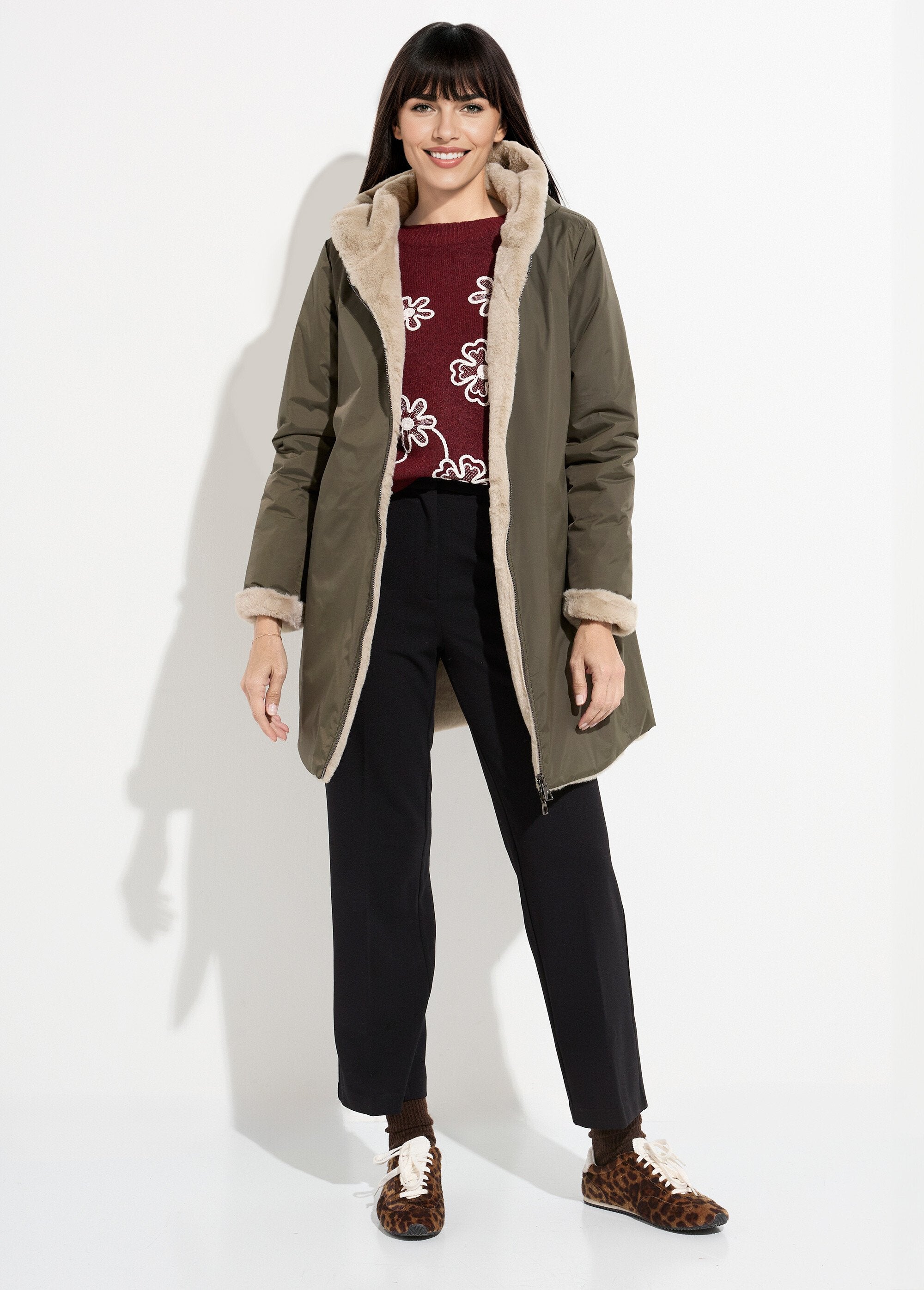 Reversible_water-repellent/fur_parka_1_Kaki_et_beige_SF1_slim