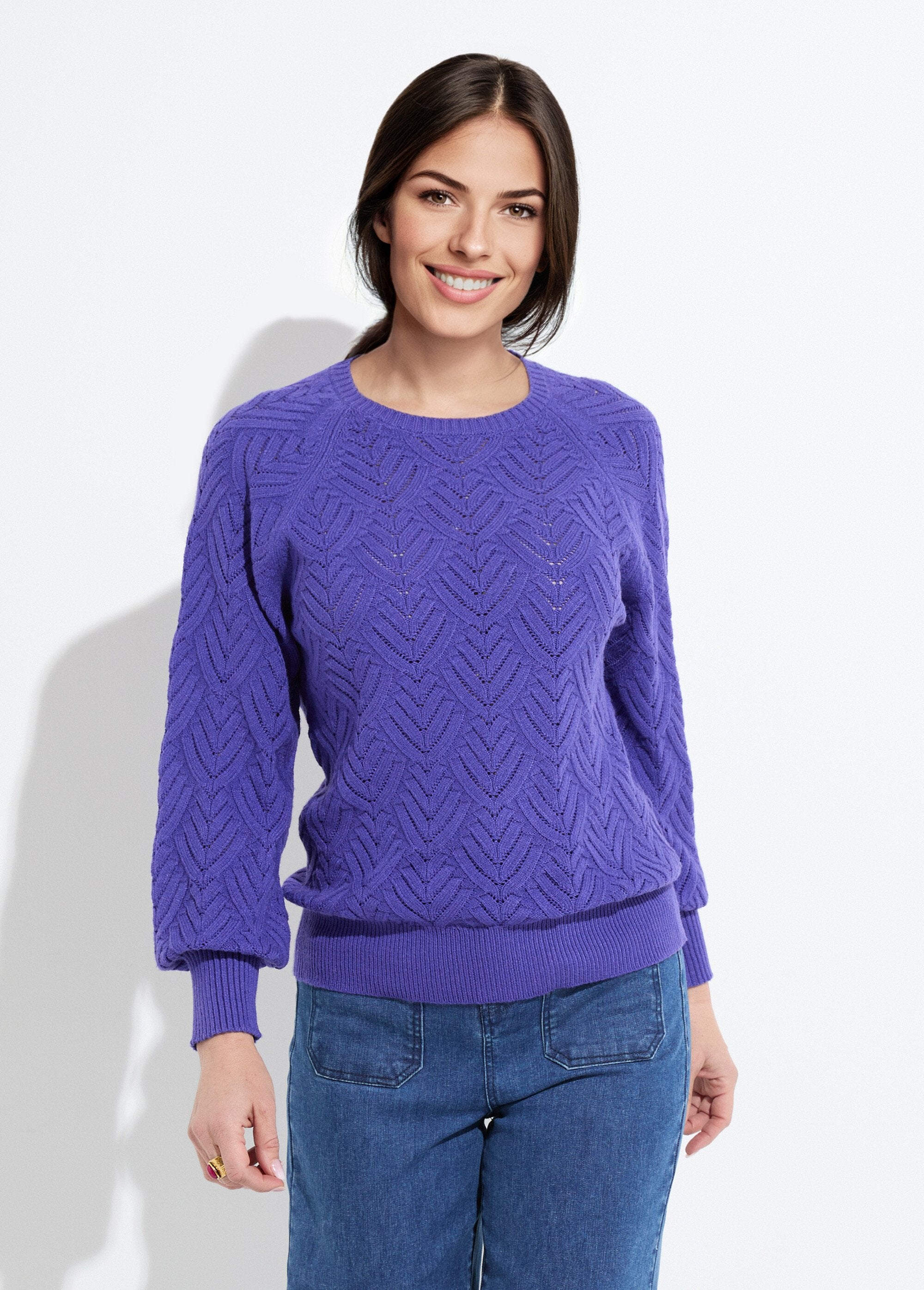 court purple sweater