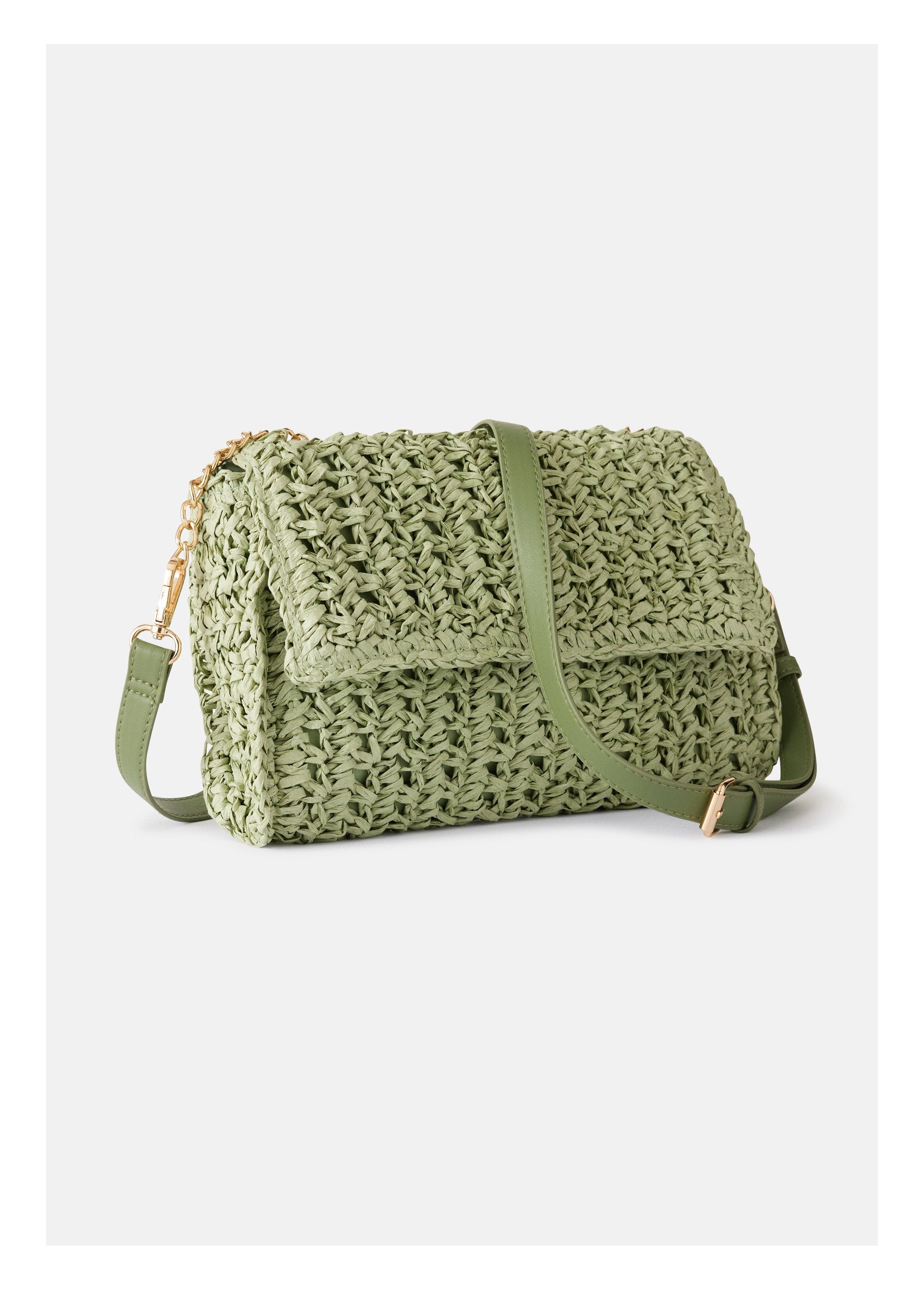 Straw_messenger_bag_with_shoulder_strap_Olive_DE2_slim