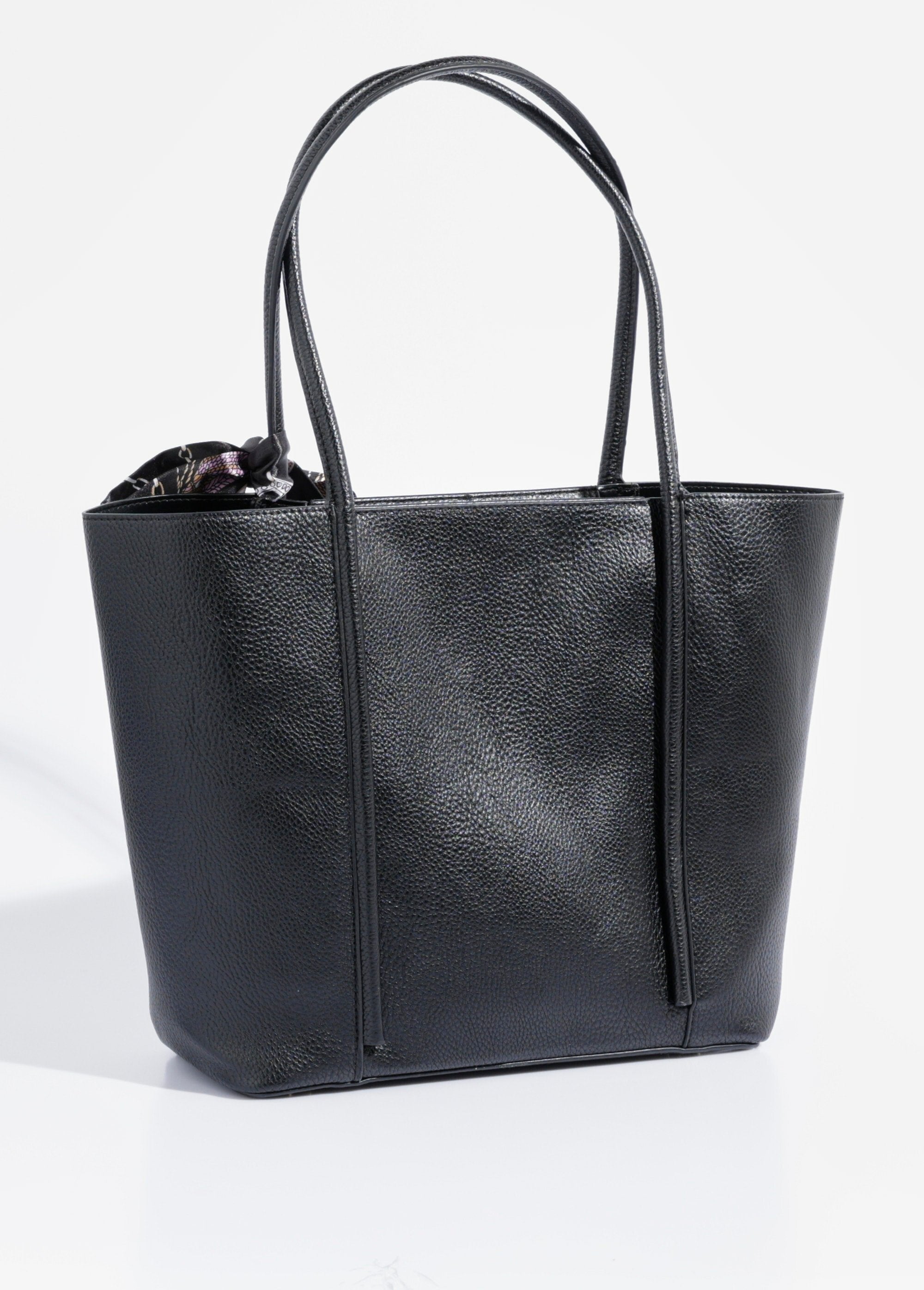 Shopping_bag_with_short_handles_+_scarf_Black_DO1_slim