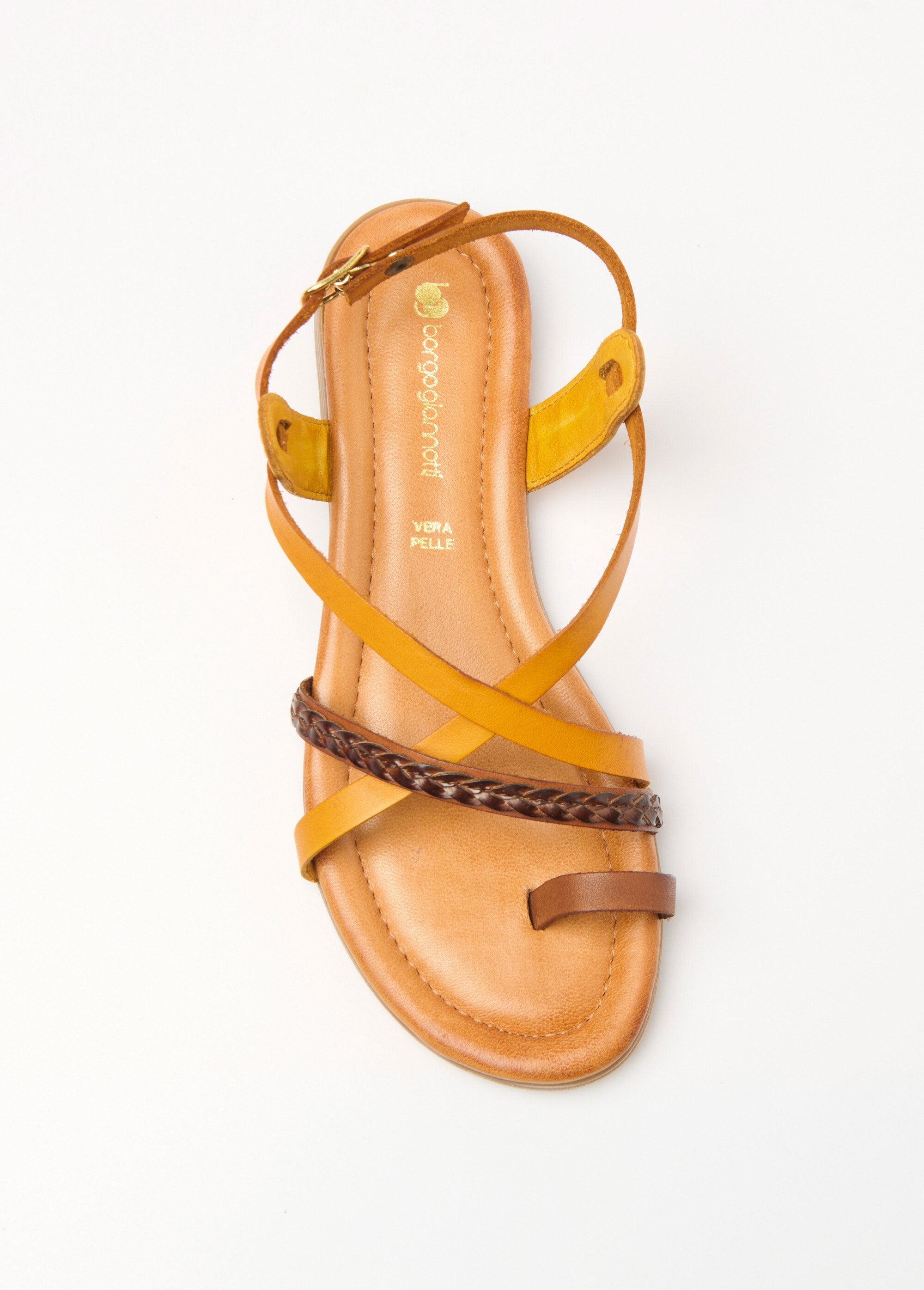 Flat_leather_sandals_with_multiple_straps_Yellow_and_brick_OV1_slim