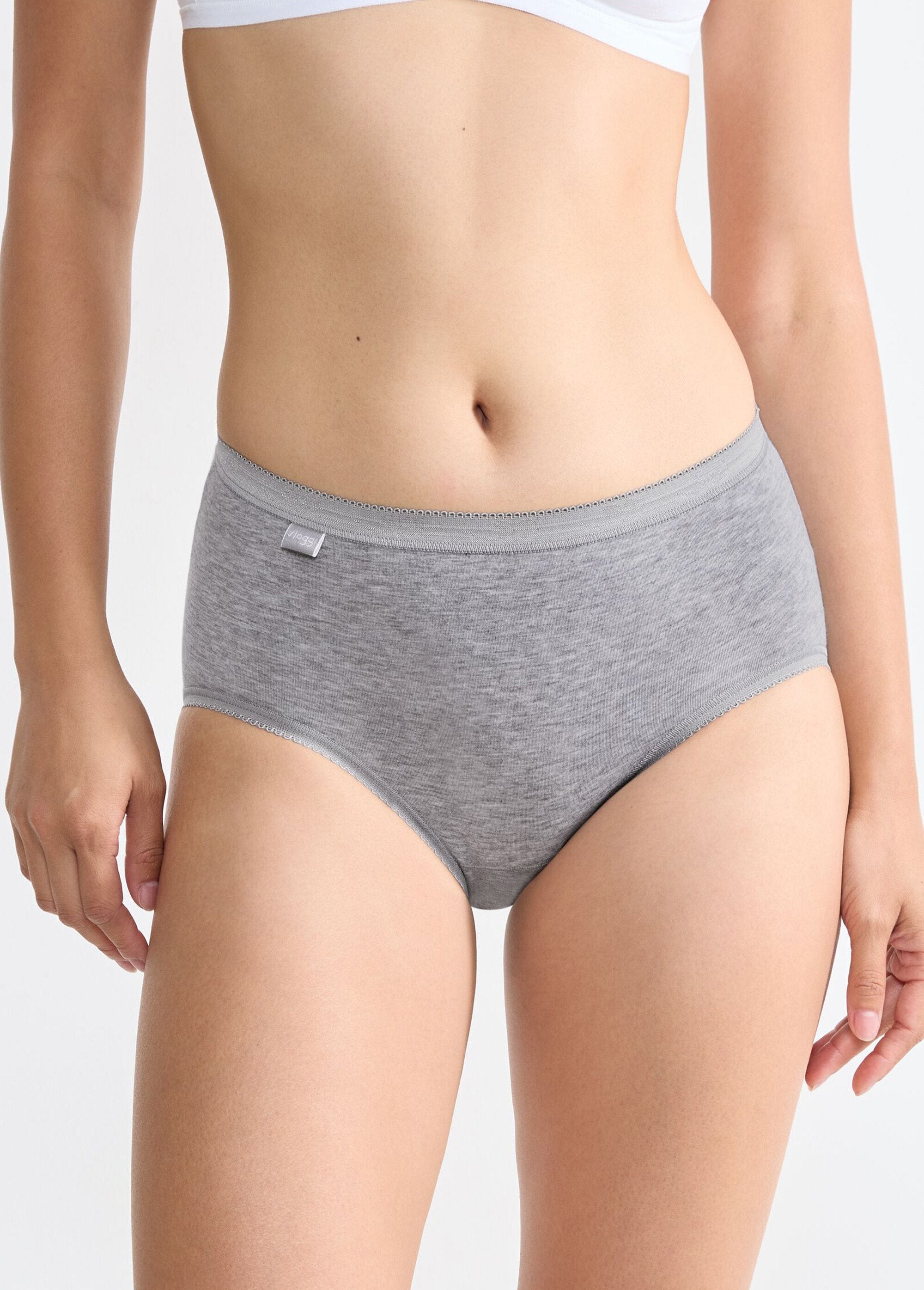 Sloggi® Basic midi briefs Gray Afibel1