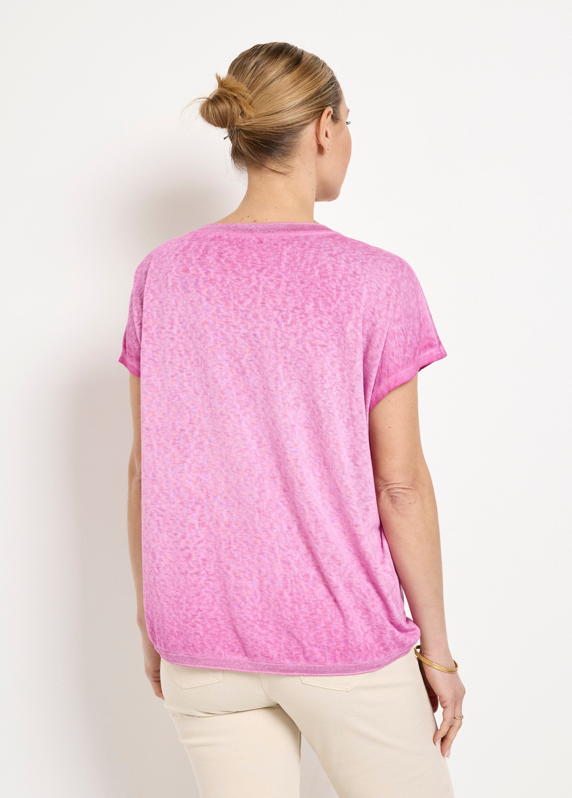 Slub_knit_kimono_sleeve_T-shirt_Fuchsia_DO1_slim
