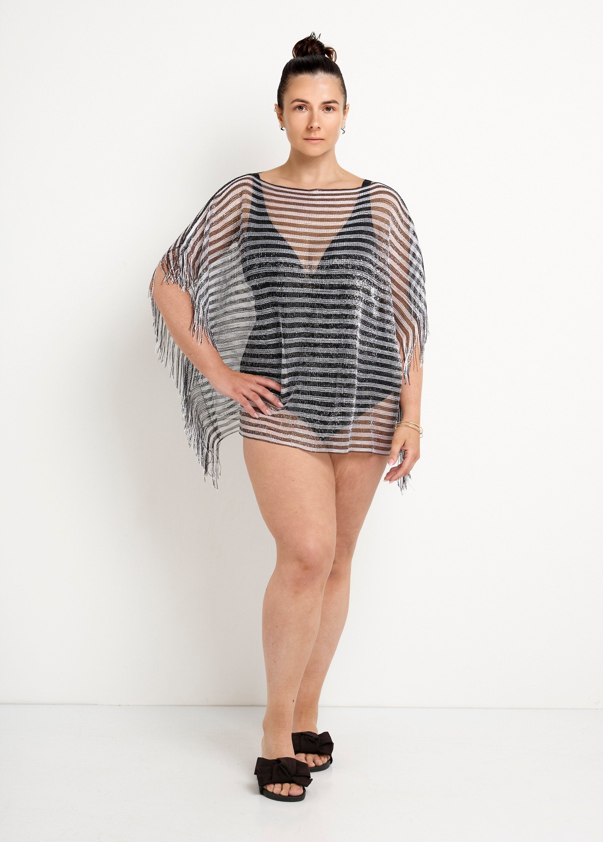 Striped_beach_tunic_with_metallic_thread_Black_FA1_slim