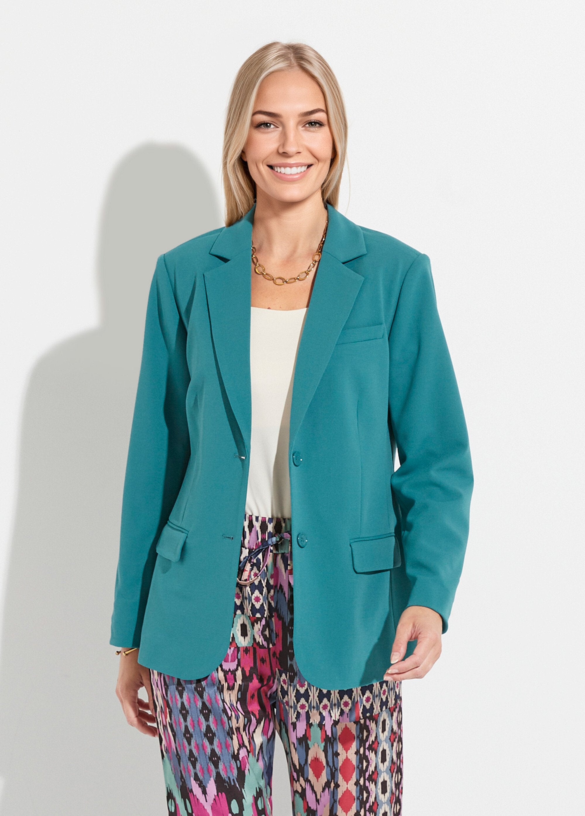 Plain_blazer_jacket_with_straight_cut_and_tailored_collar_Green_FA1_slim
