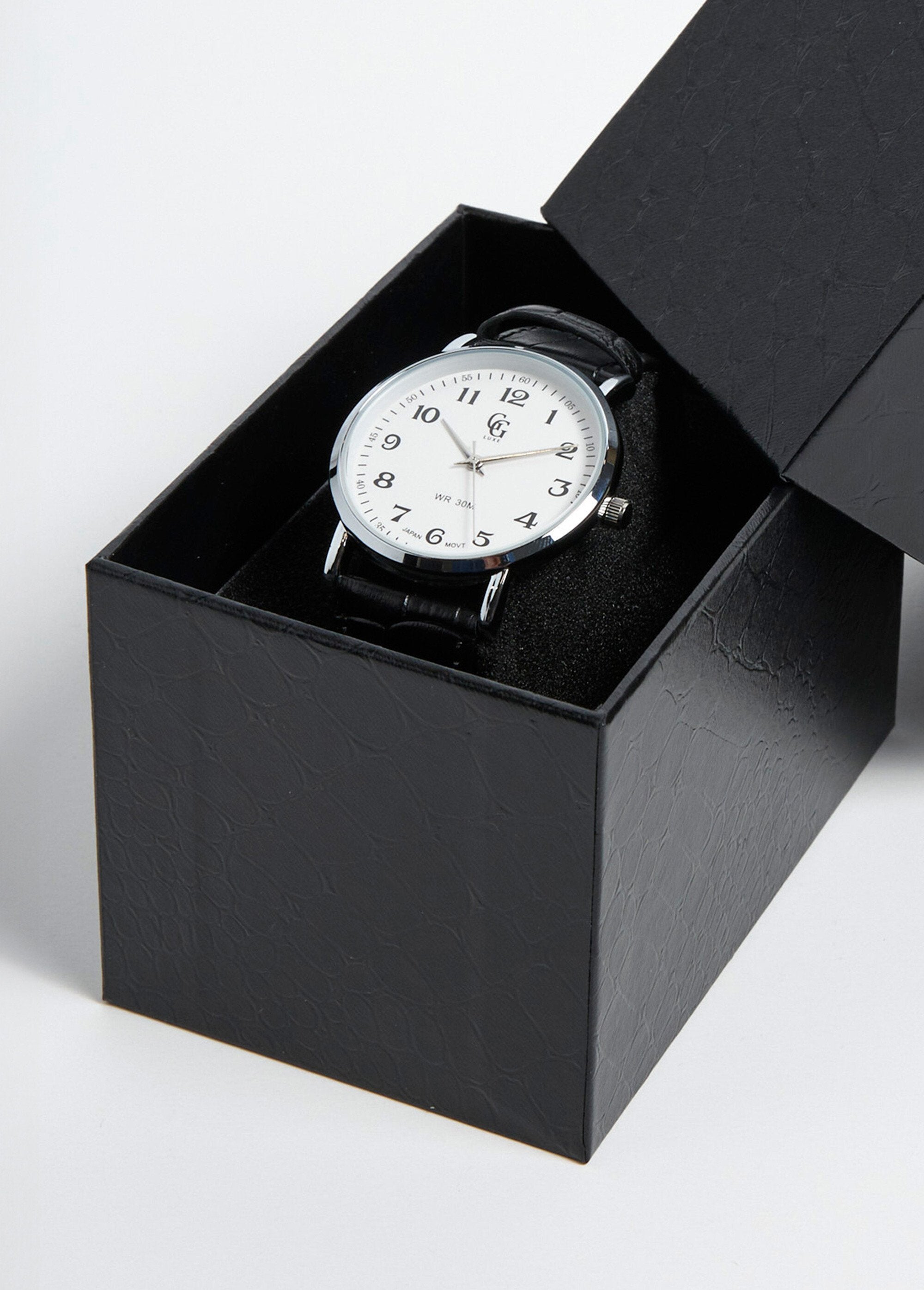 Round_stainless_steel_and_crocodile-style_leather_watch_Black_FA1_slim