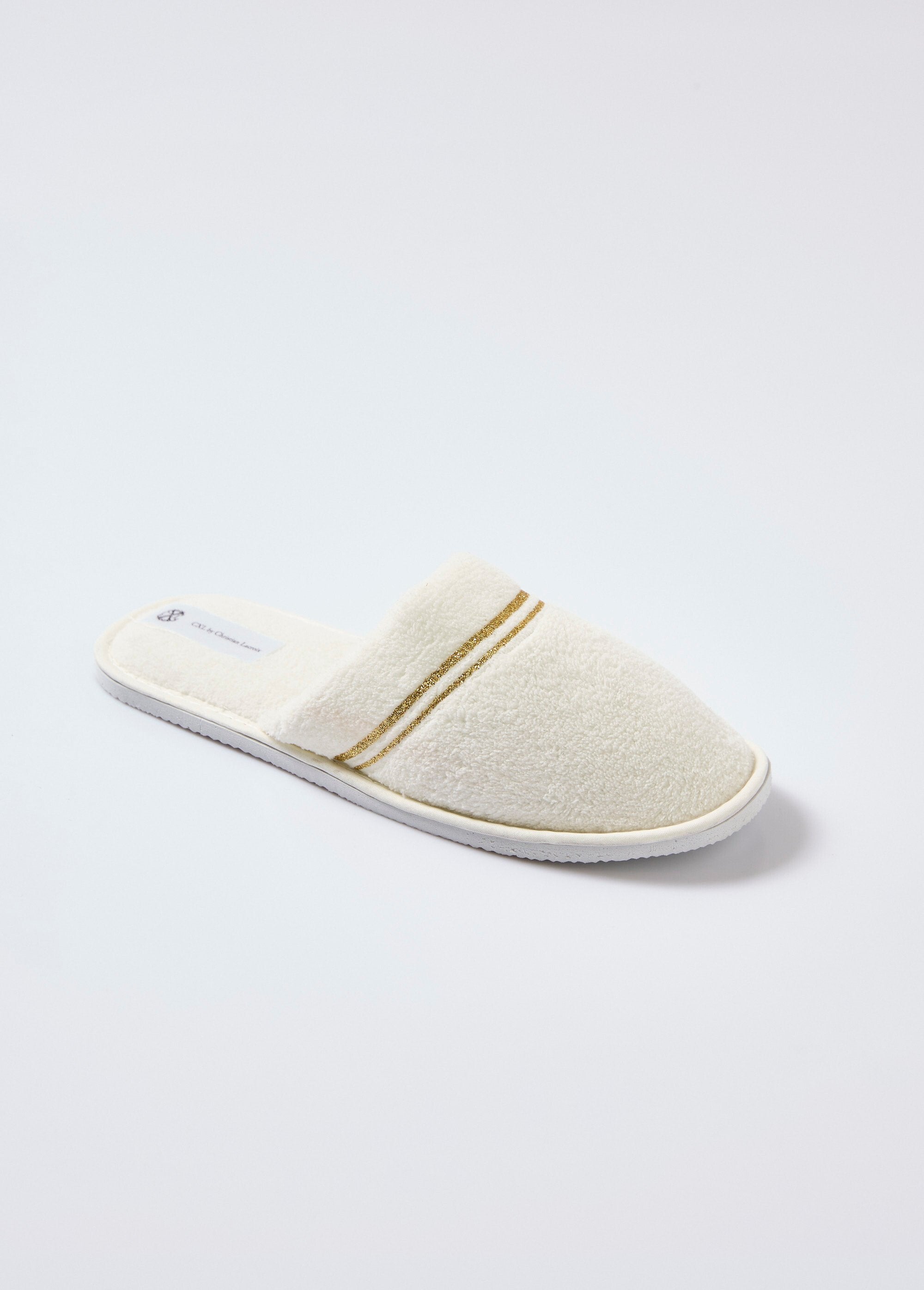 Chaussons_façon_mules,_lignes_contrastées_Blanc_FA1_slim