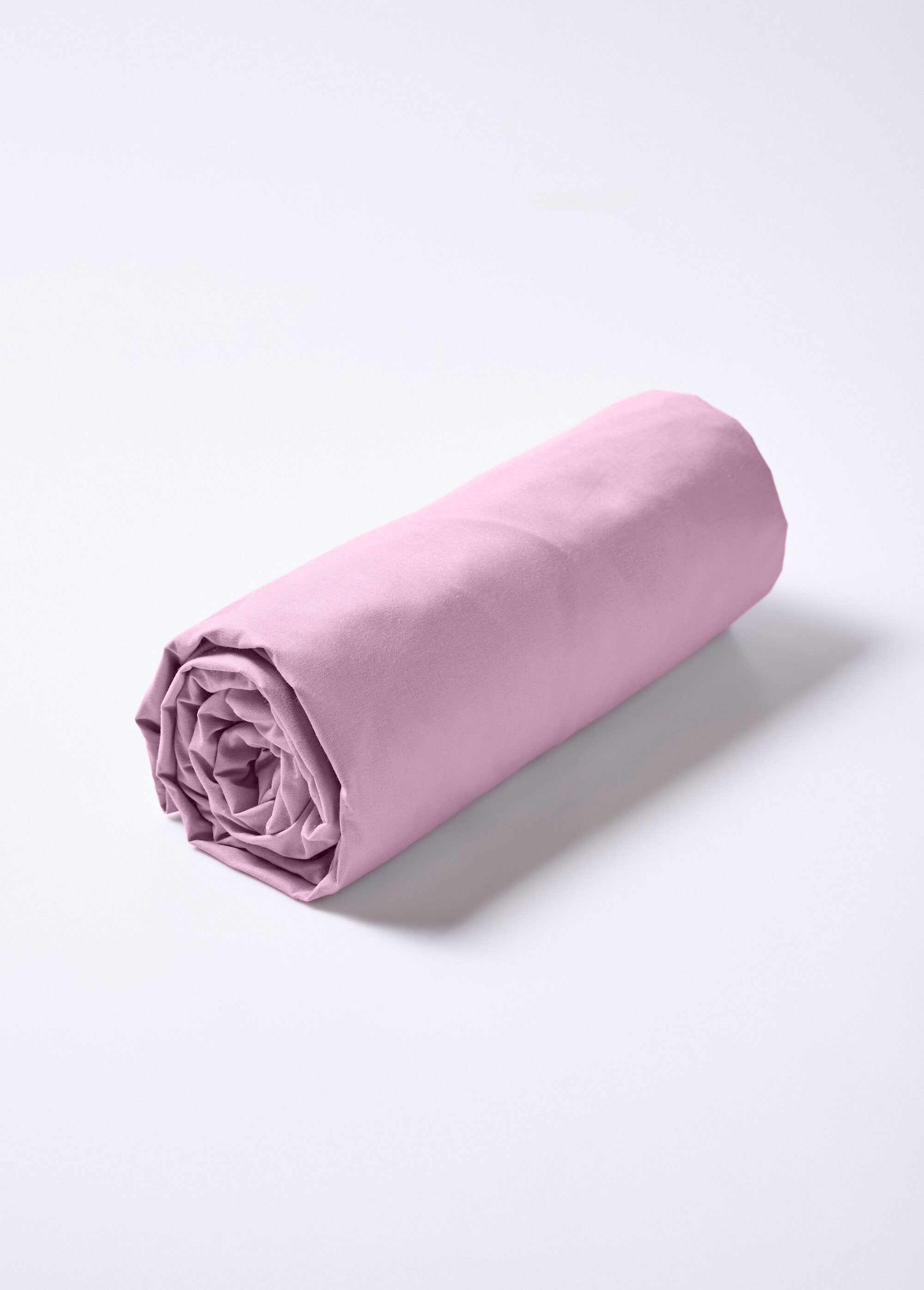 Plain_cotton_fitted_sheet_Rosewood_FA1_slim