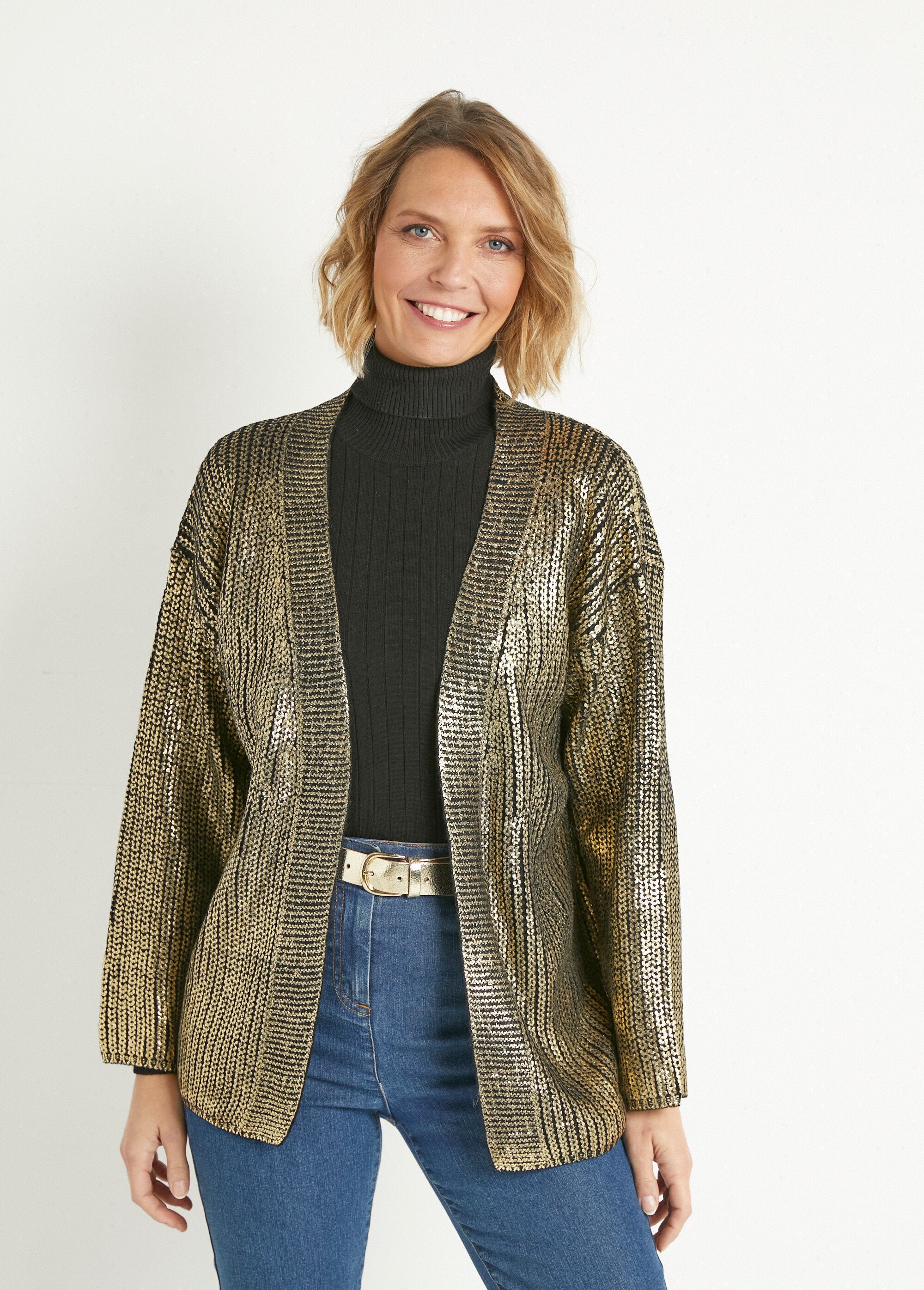 Long_metallic_effect_knit_vest_Gold_and_black_FA1_slim