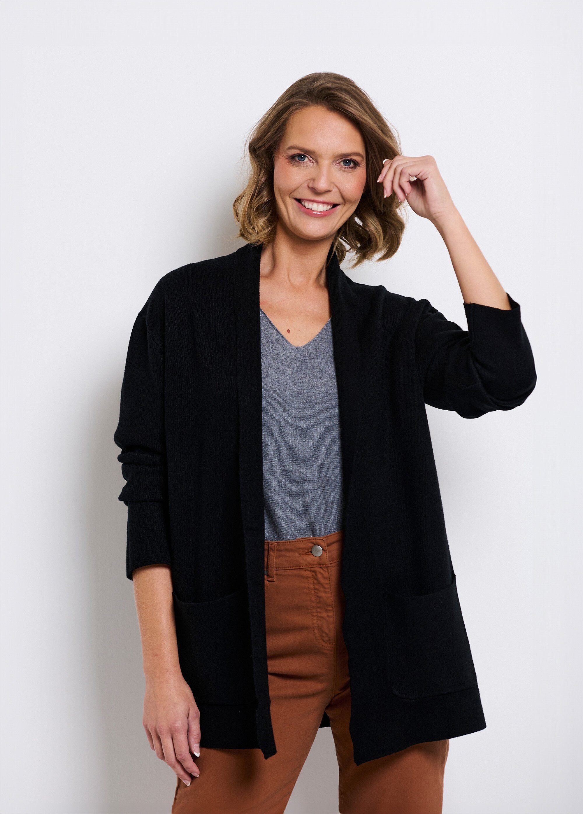 Long_thick_knit_cardigan_with_shawl_collar_Black_FA1_slim