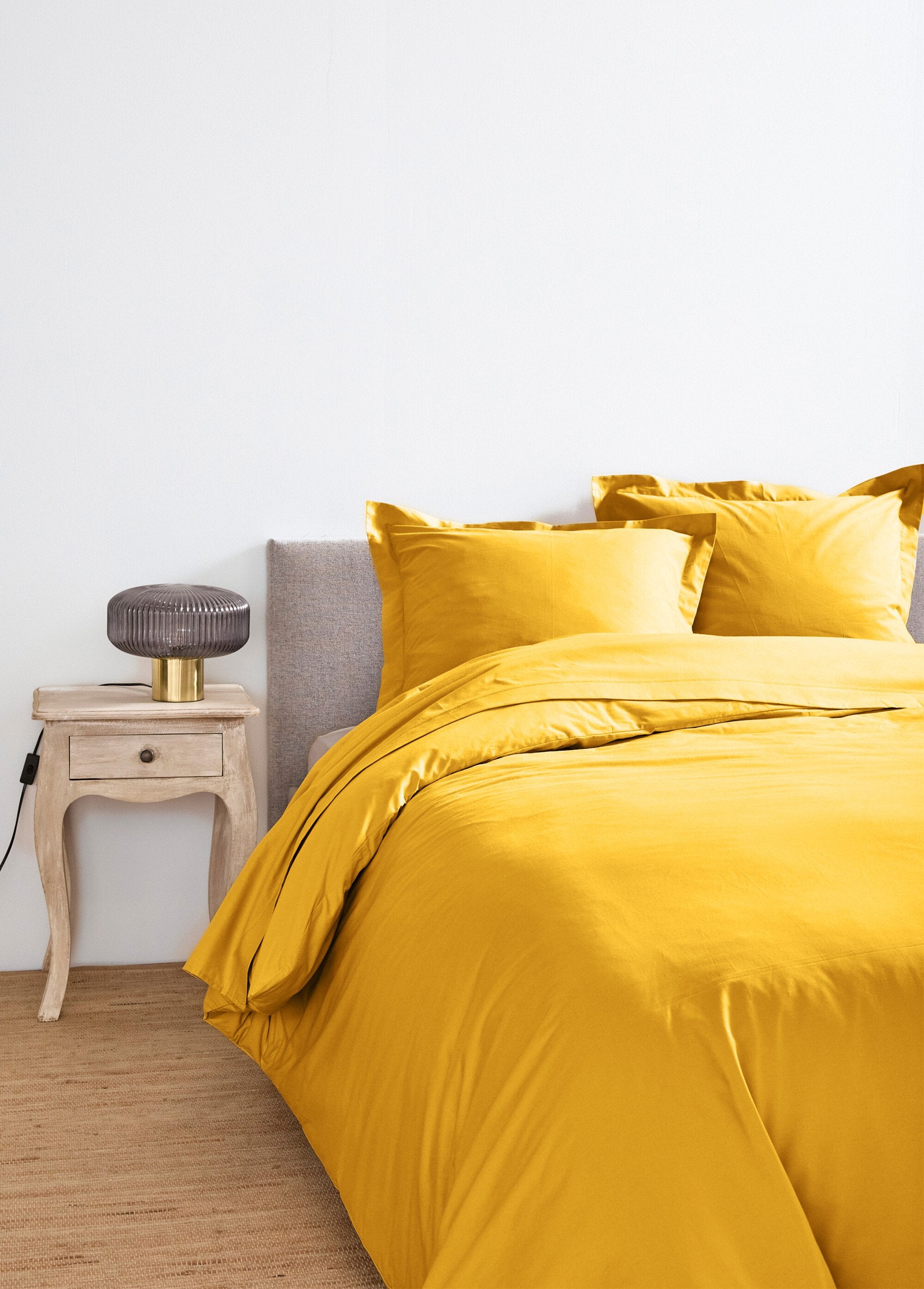 Plain_cotton_duvet_cover_Ocher_FA1_slim