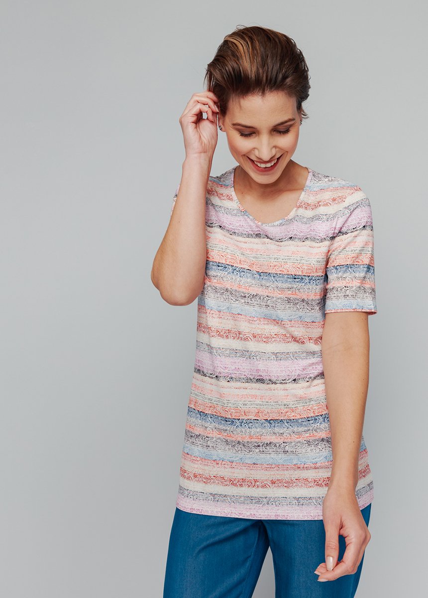 Lace_effect_striped_printed_T-shirt_Melon_stripe_FA1_slim