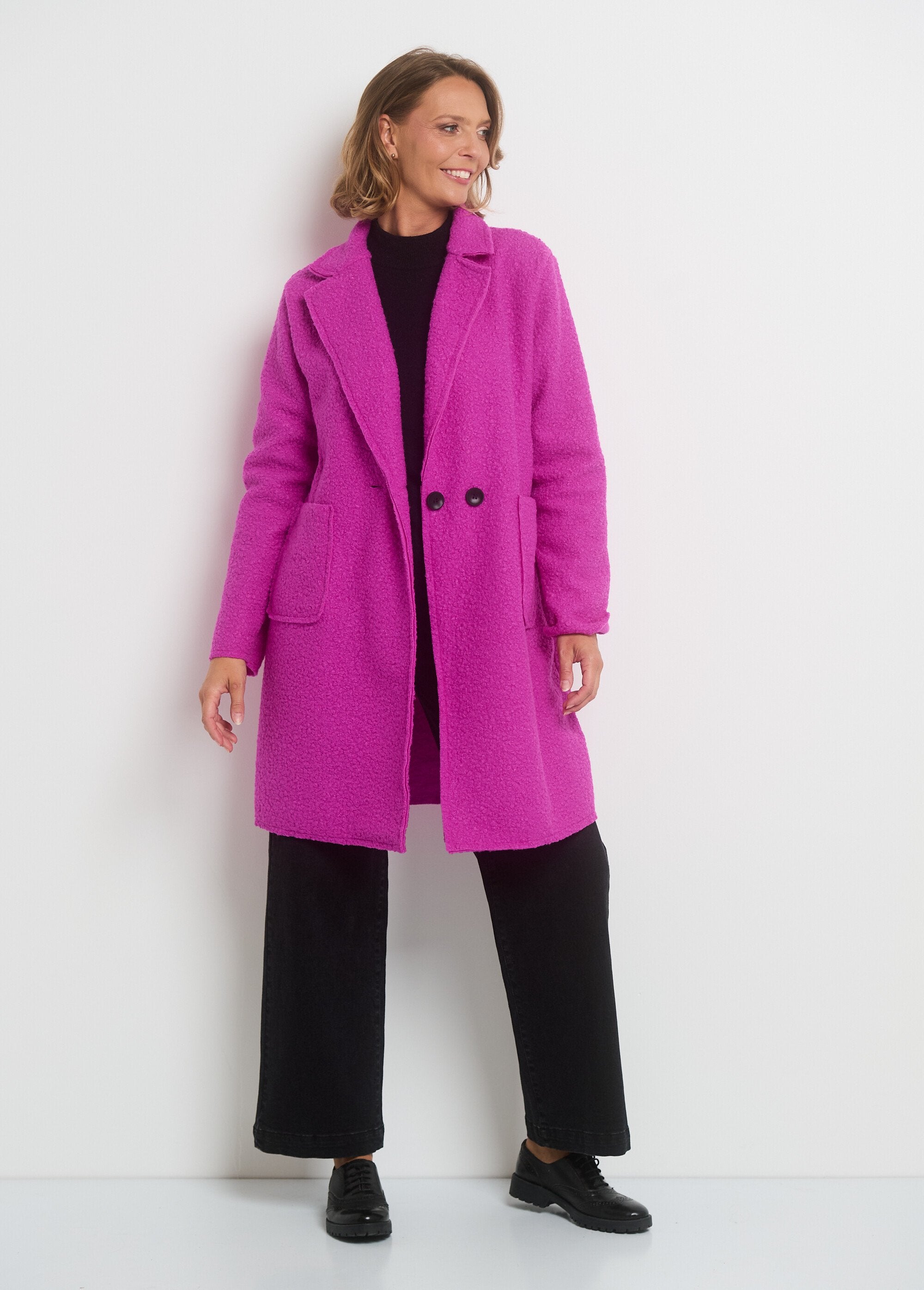 Trendy_boucle_coat_with_tailored_collar_Fuchsia_pink_FA1_slim