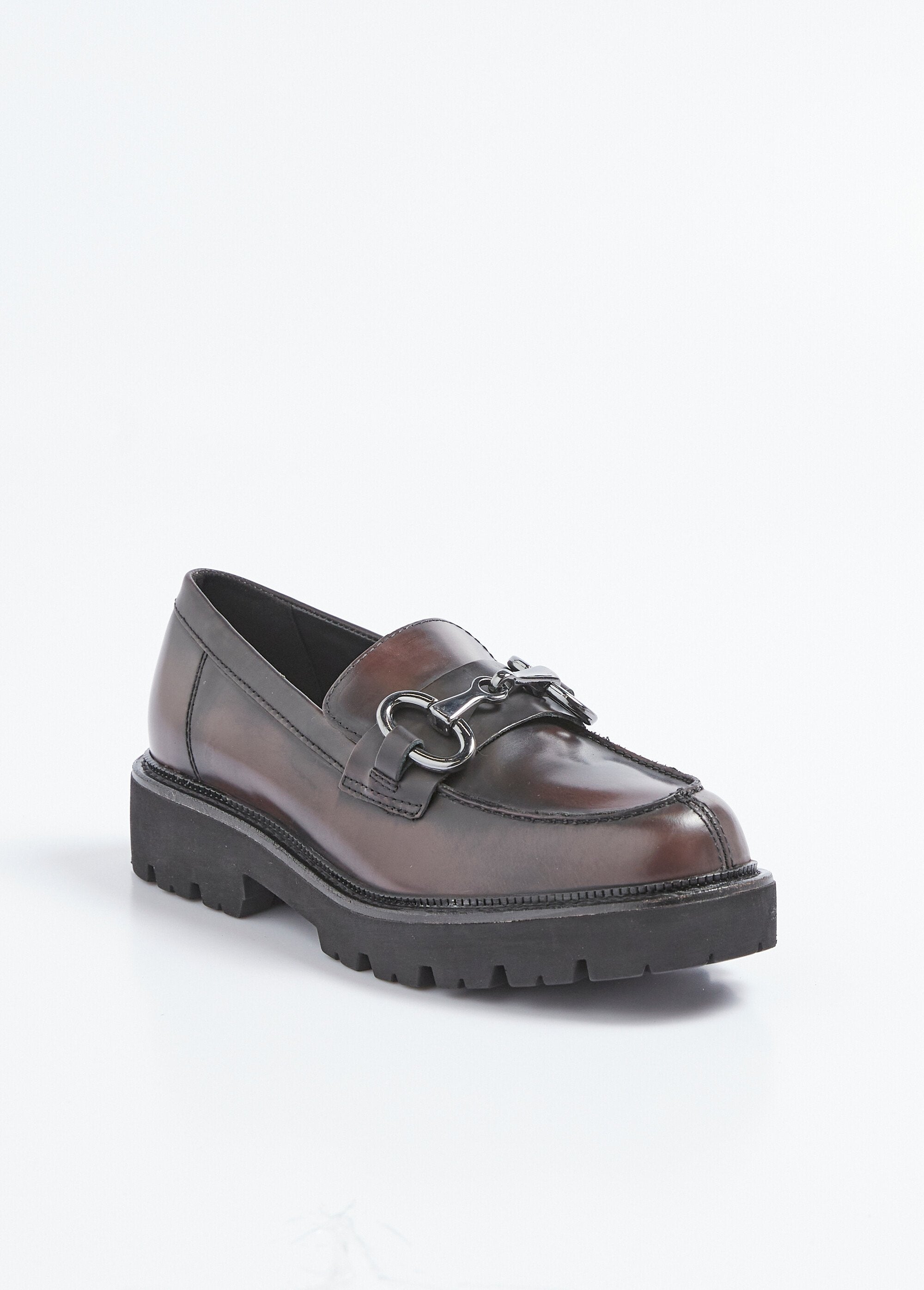 Mocassins_cuir_mors_métal_et_semelle_crantée_Marron_fonce_FA1_slim