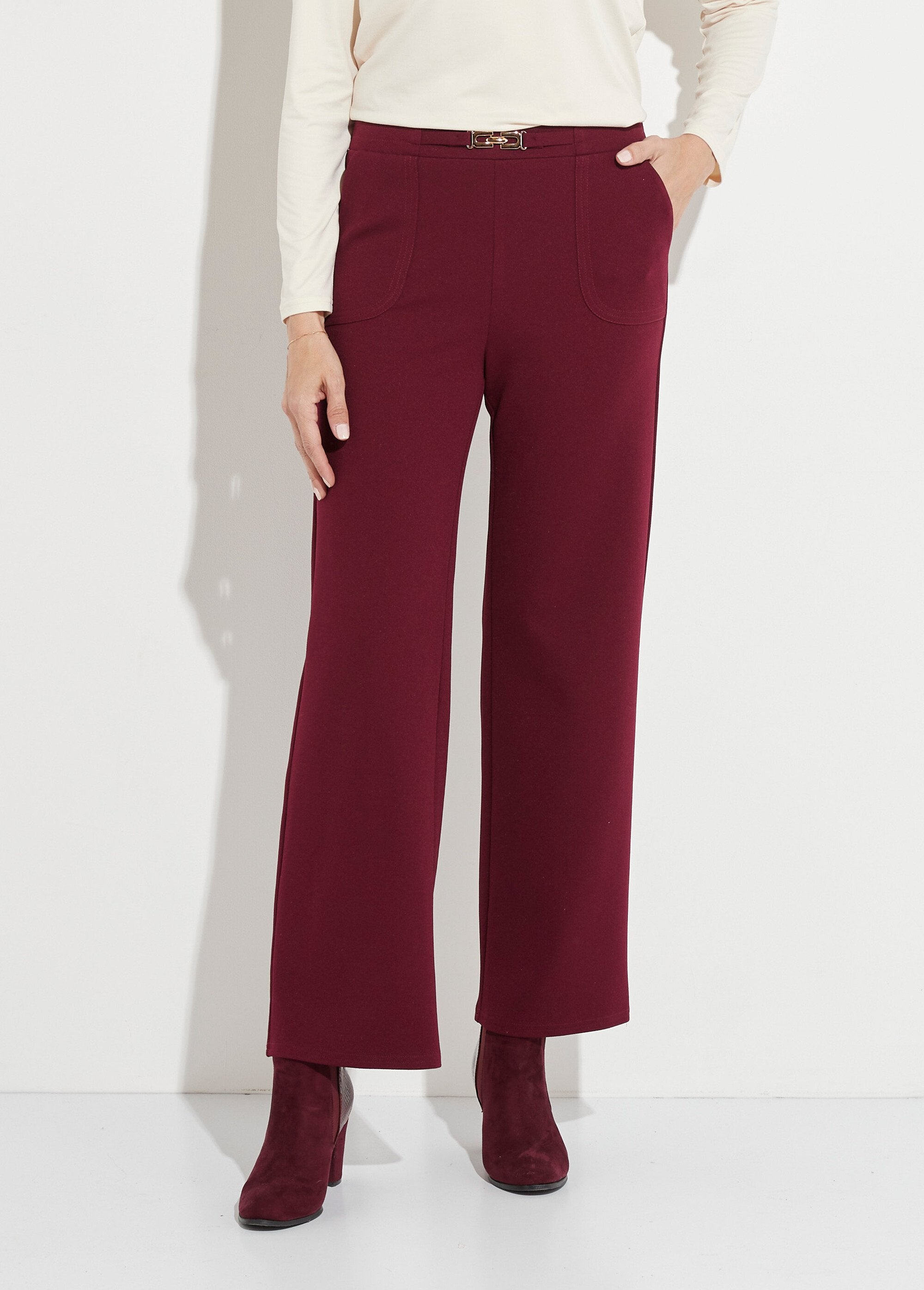 Straight_pants_with_elasticated_waist_and_jewel_belt_Bordeaux_FA1_slim