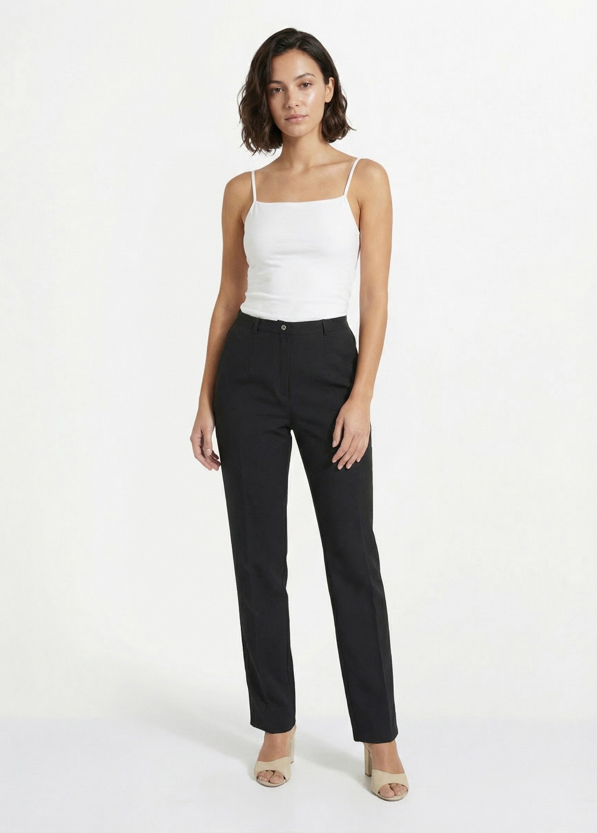 Plain_straight_pants_with_semi-elasticated_waist_Black_SF1_slim