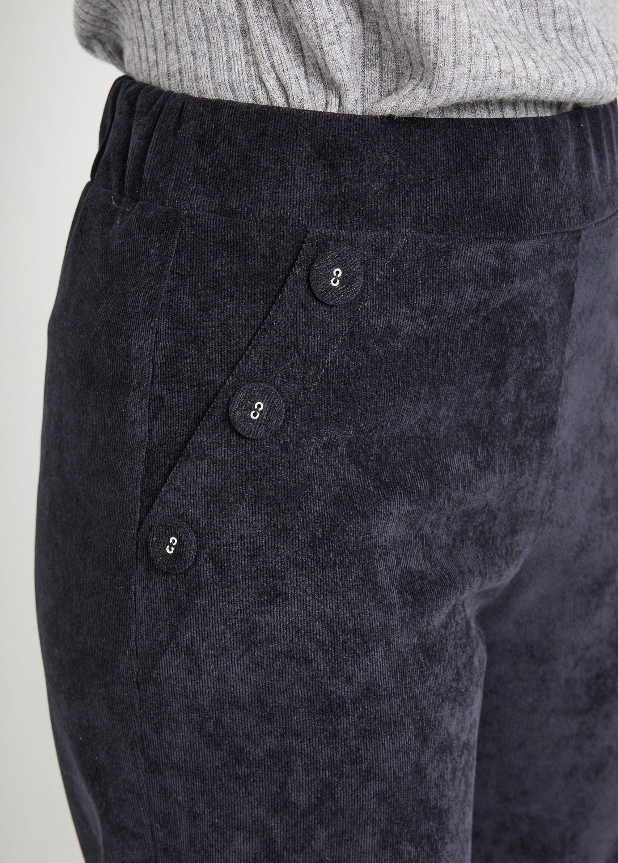 Pantalon_large_velours_milleraies_ceinture_semi-élastiquée_Noir_DE1_slim