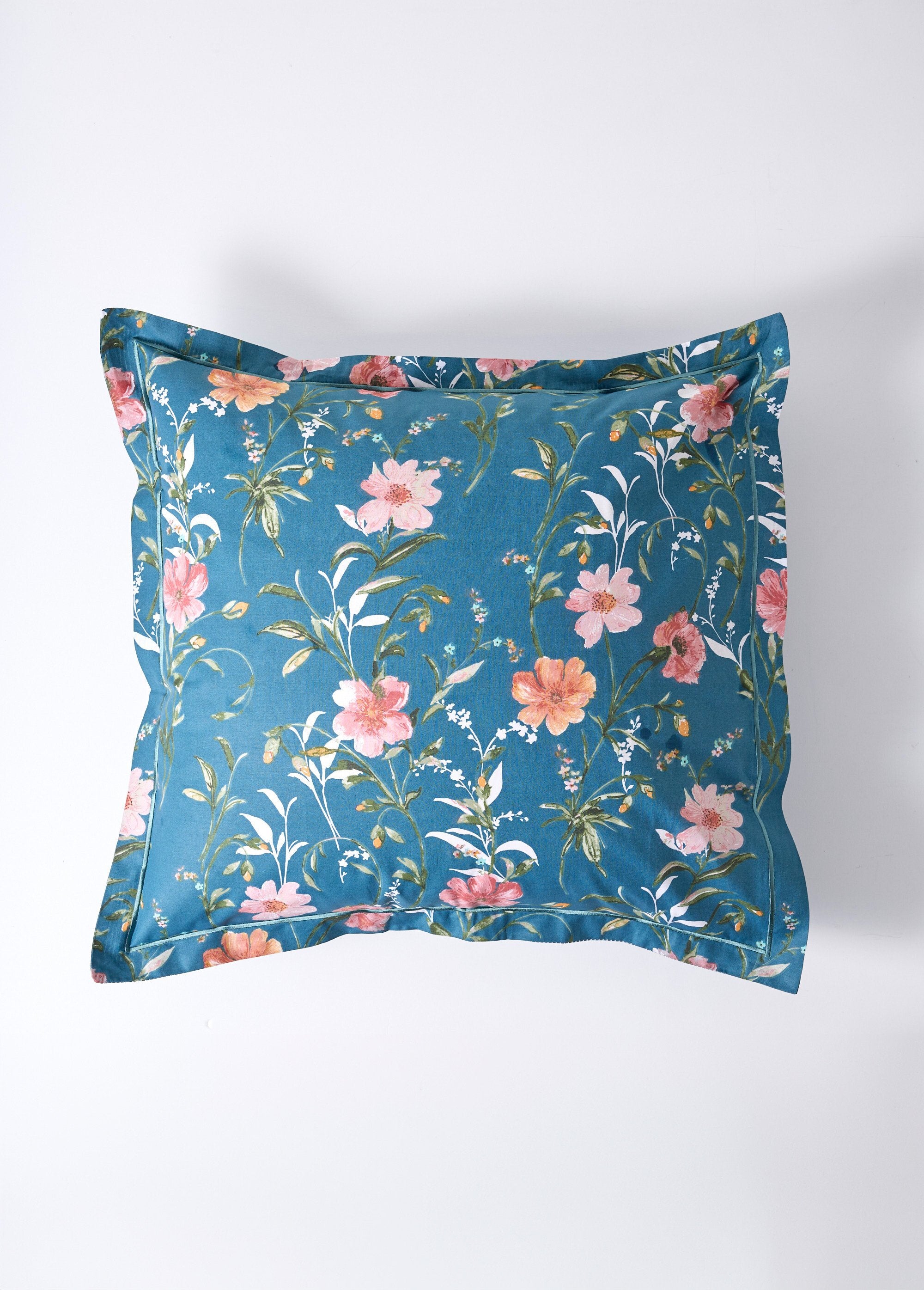 Parure_de_lit_3_pièces_avec_housse_de_couette,_floral_Imprime_bleu_DE4_slim
