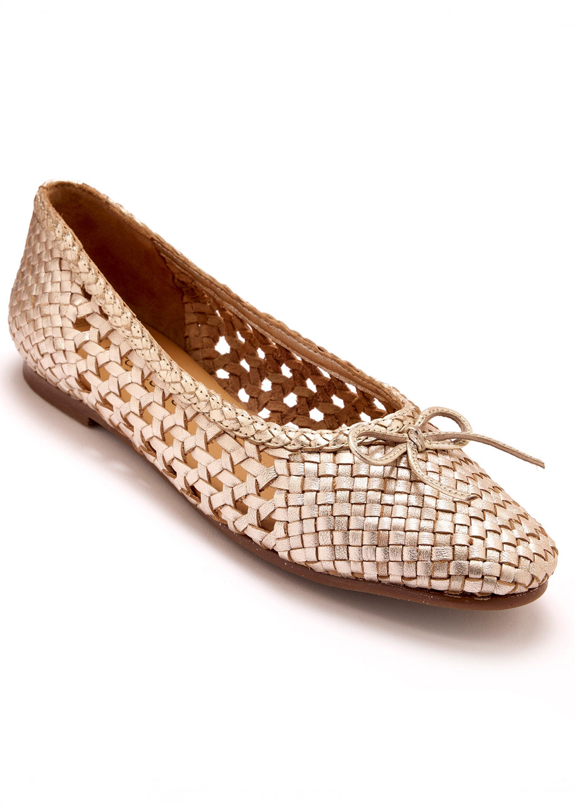 Comfort_width_braided_leather_ballerinas_Golden_FA1_slim