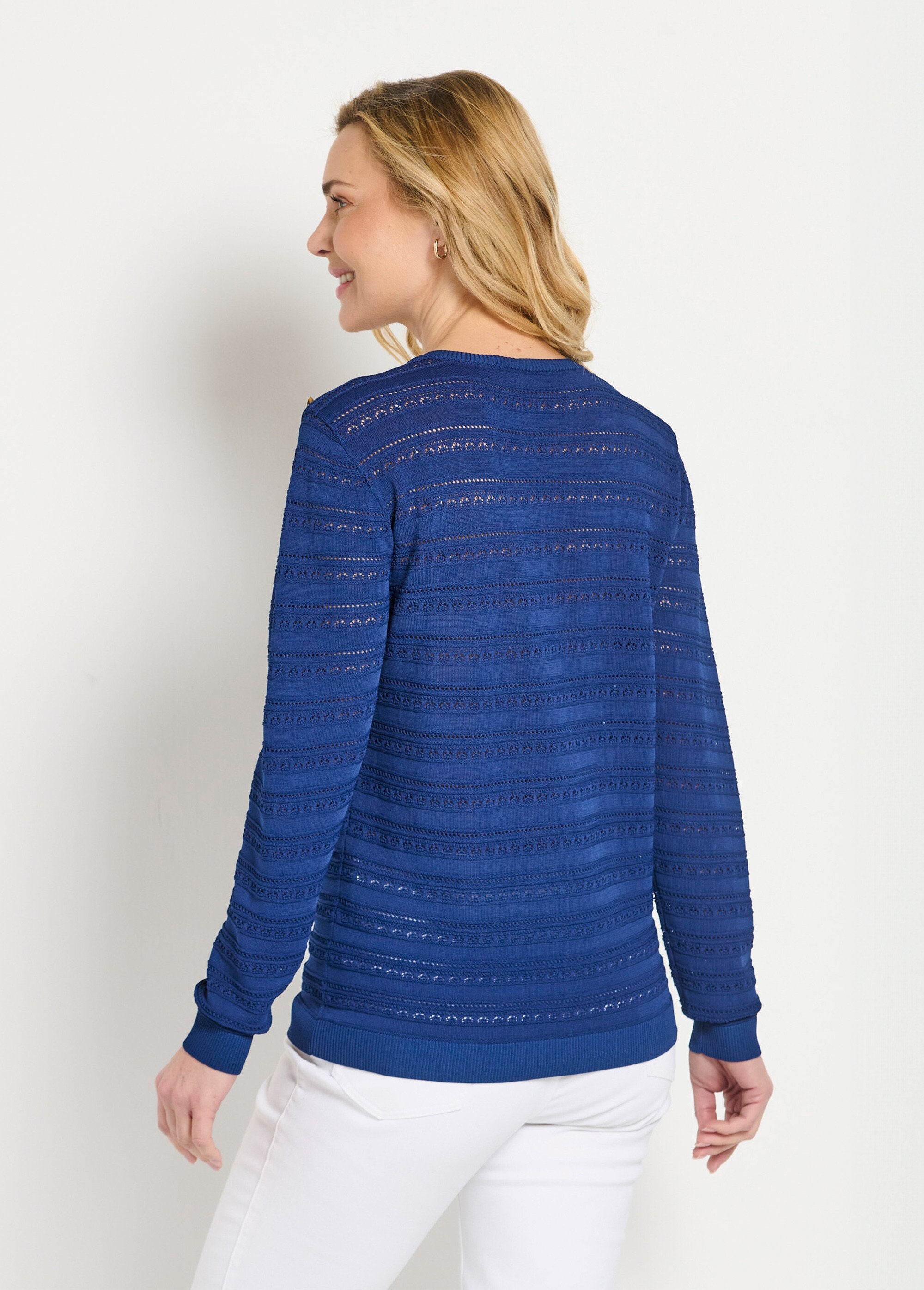 Soft_short_round_neck_plain_long_sleeve_sweater_Marine_DO1_slim