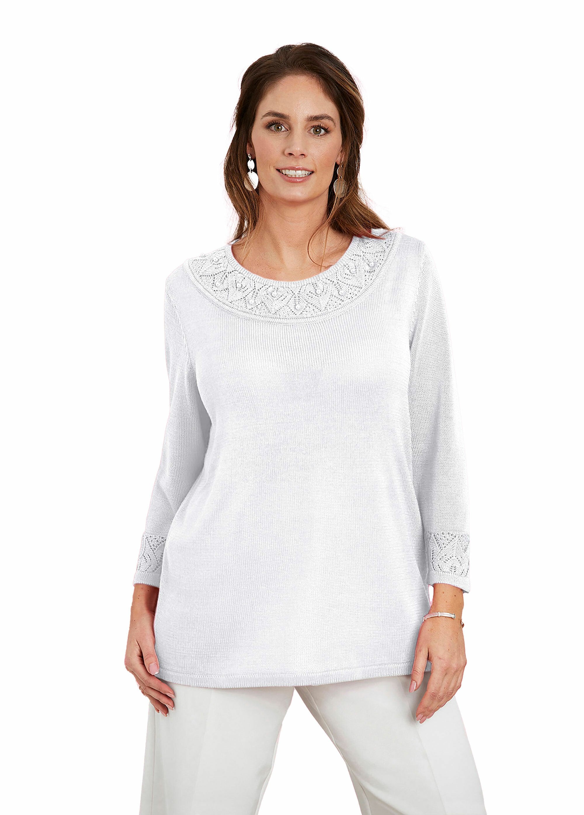 Shiny_knit_sweater_with_openwork_details_White_FA1_slim