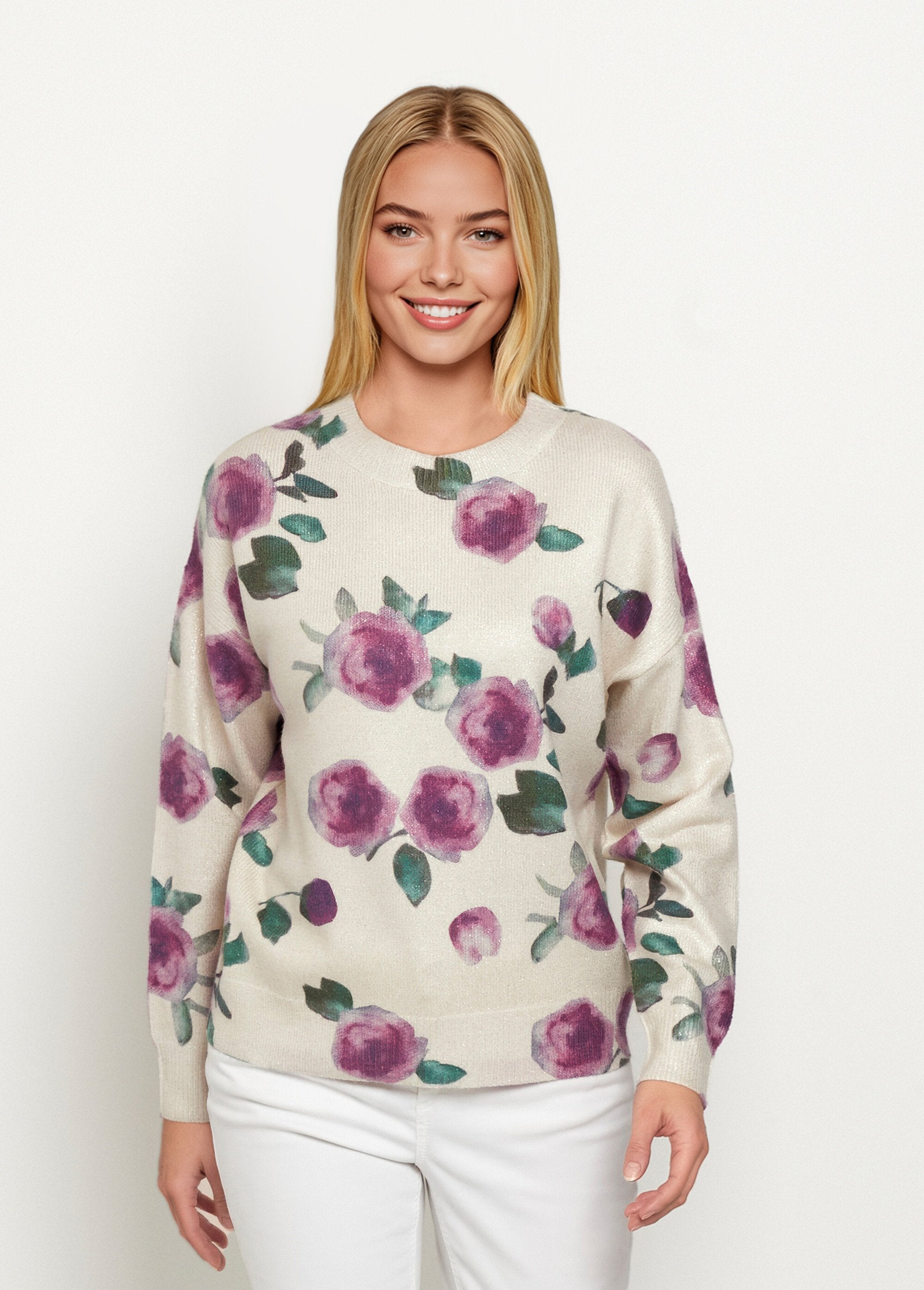 Metallic_knit_sweater_with_floral_pattern_Ecru_and_prints_FA1_slim
