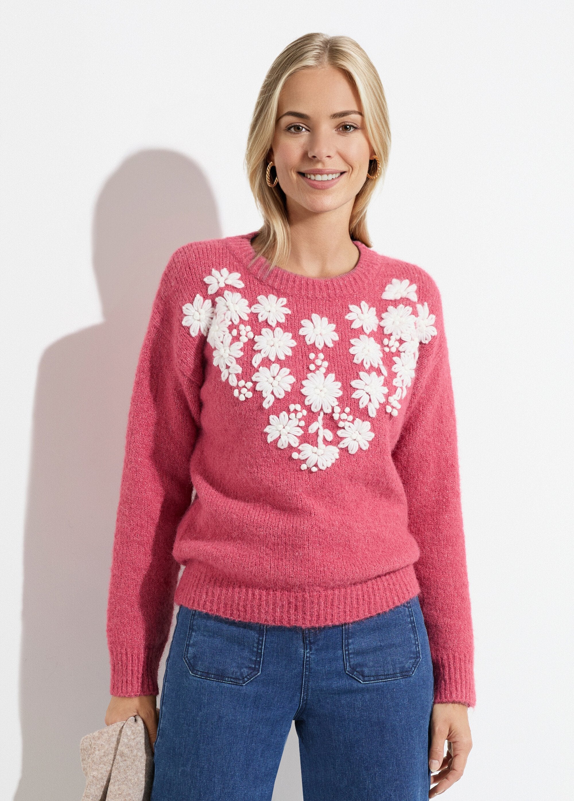 Soft_round_neck_sweater_with_embroidered_flowers_Pink_FA1_slim