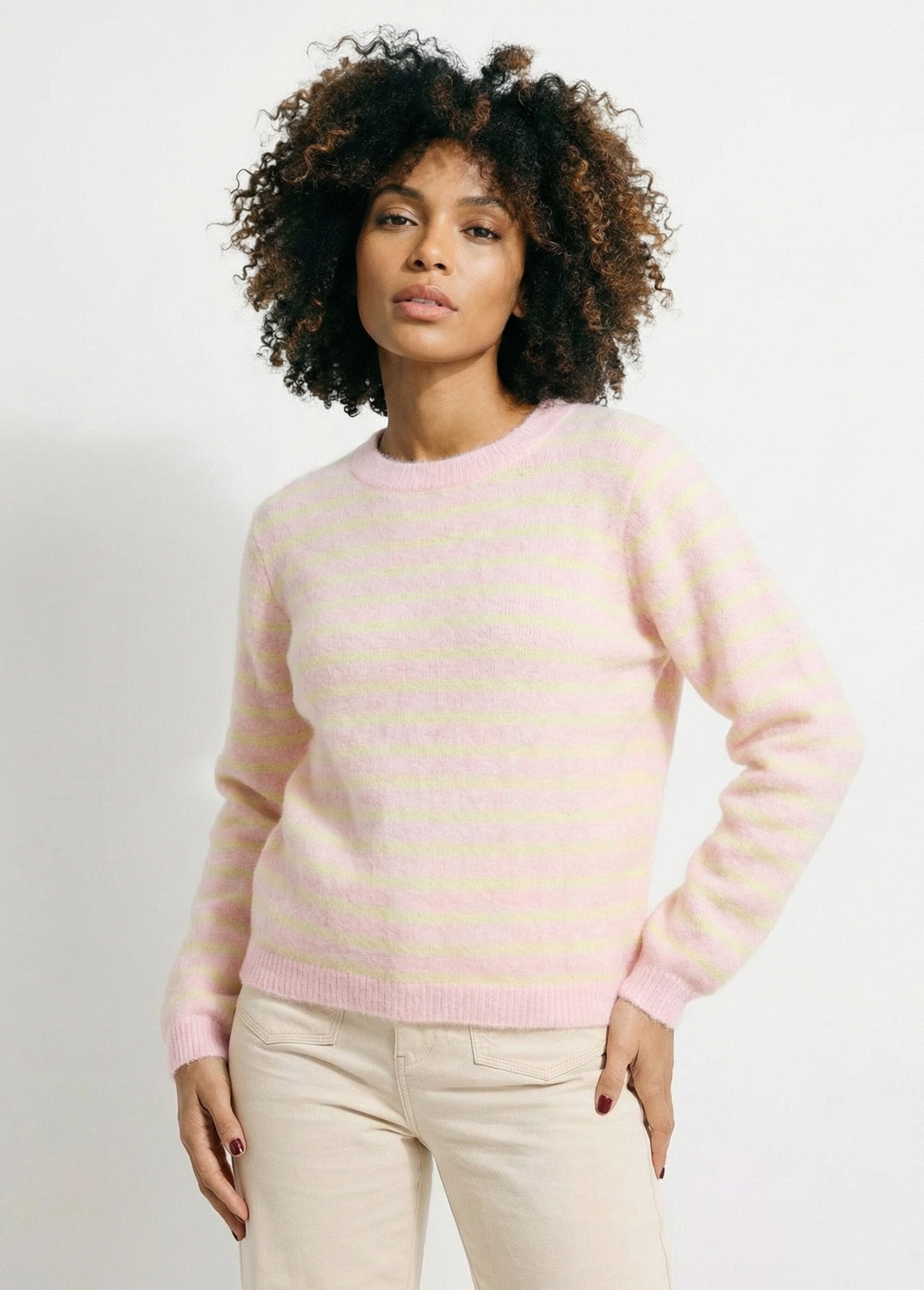 Striped_wool_sweater_with_buttoned_back_Pink_and_yellow_FA1_slim