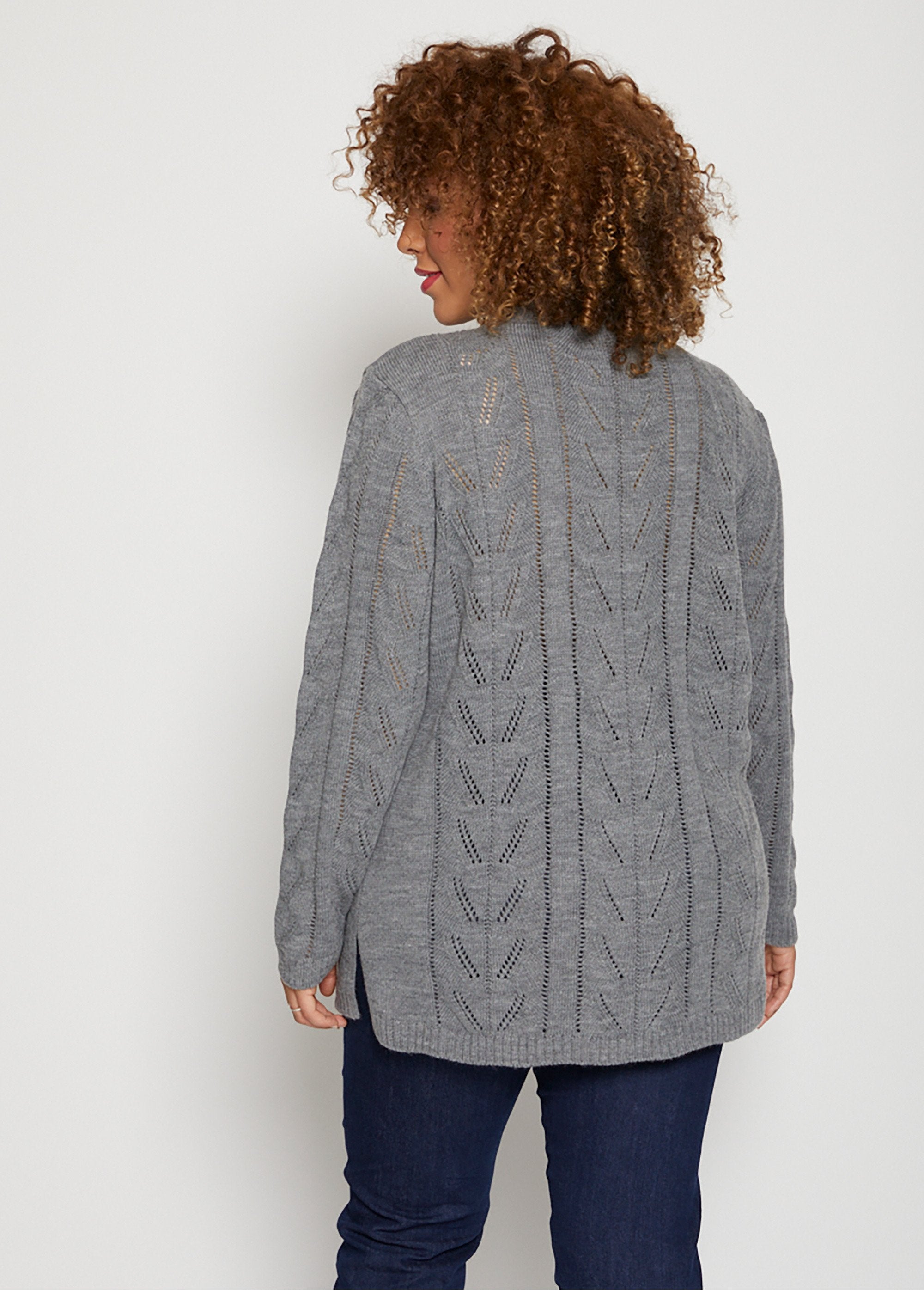 Openwork_knit_high_neck_tunic_sweater_Gray_DO1_curvy