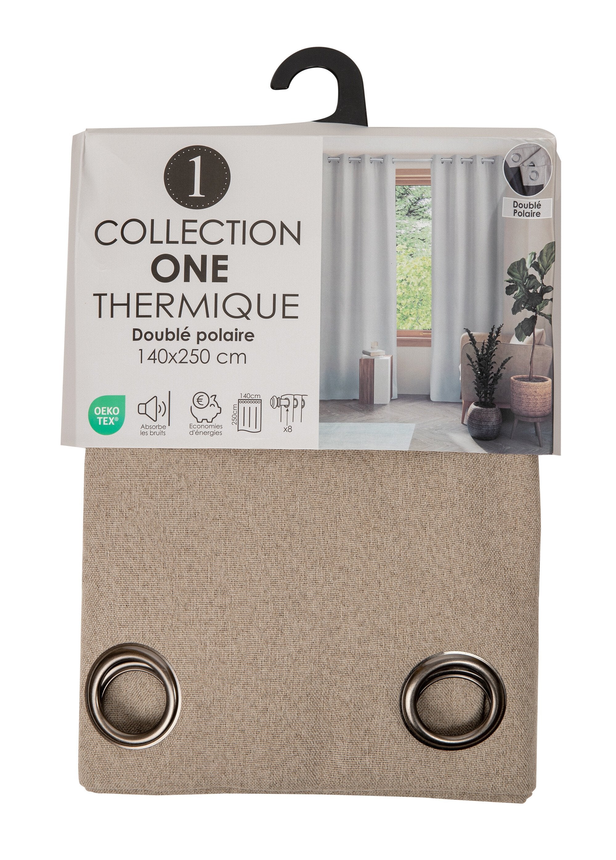 Rideau_thermique_polaire_effet_natté_finition_oeillets_Lin_DE2_slim