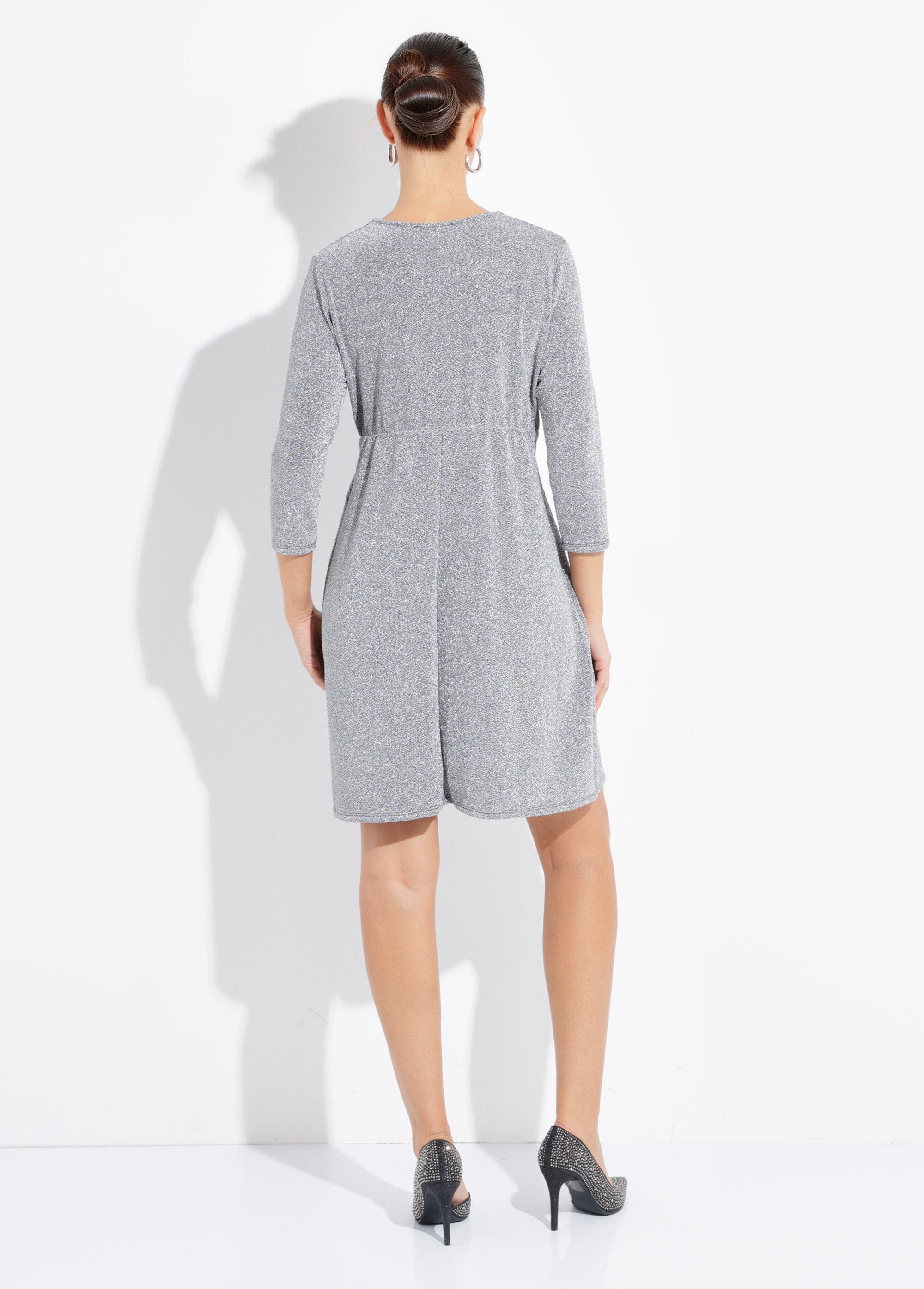 Chic_short_dress_in_metallic_knit_Money_DO1_slim