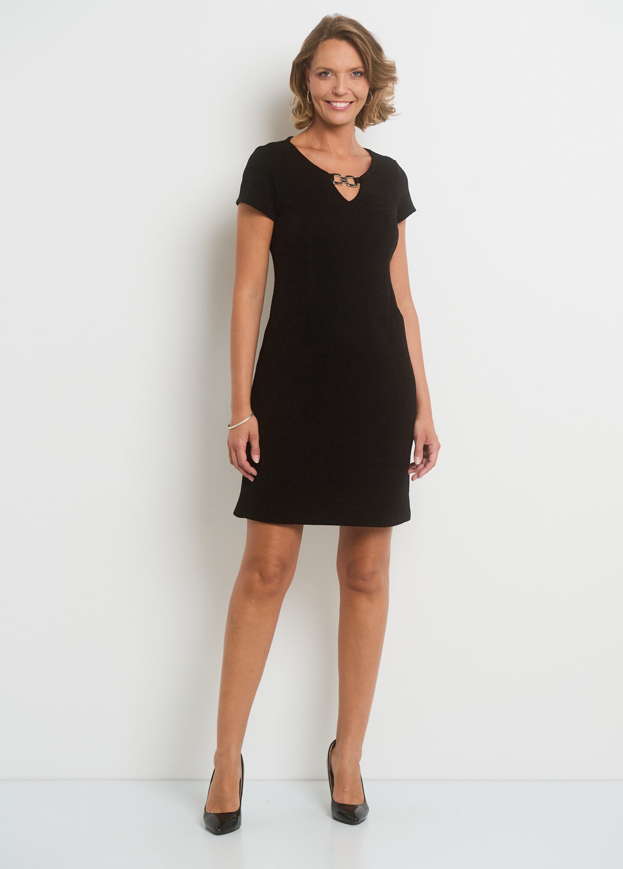 Straight_knit_dress_with_jewel_neckline_Black_FA1_slim