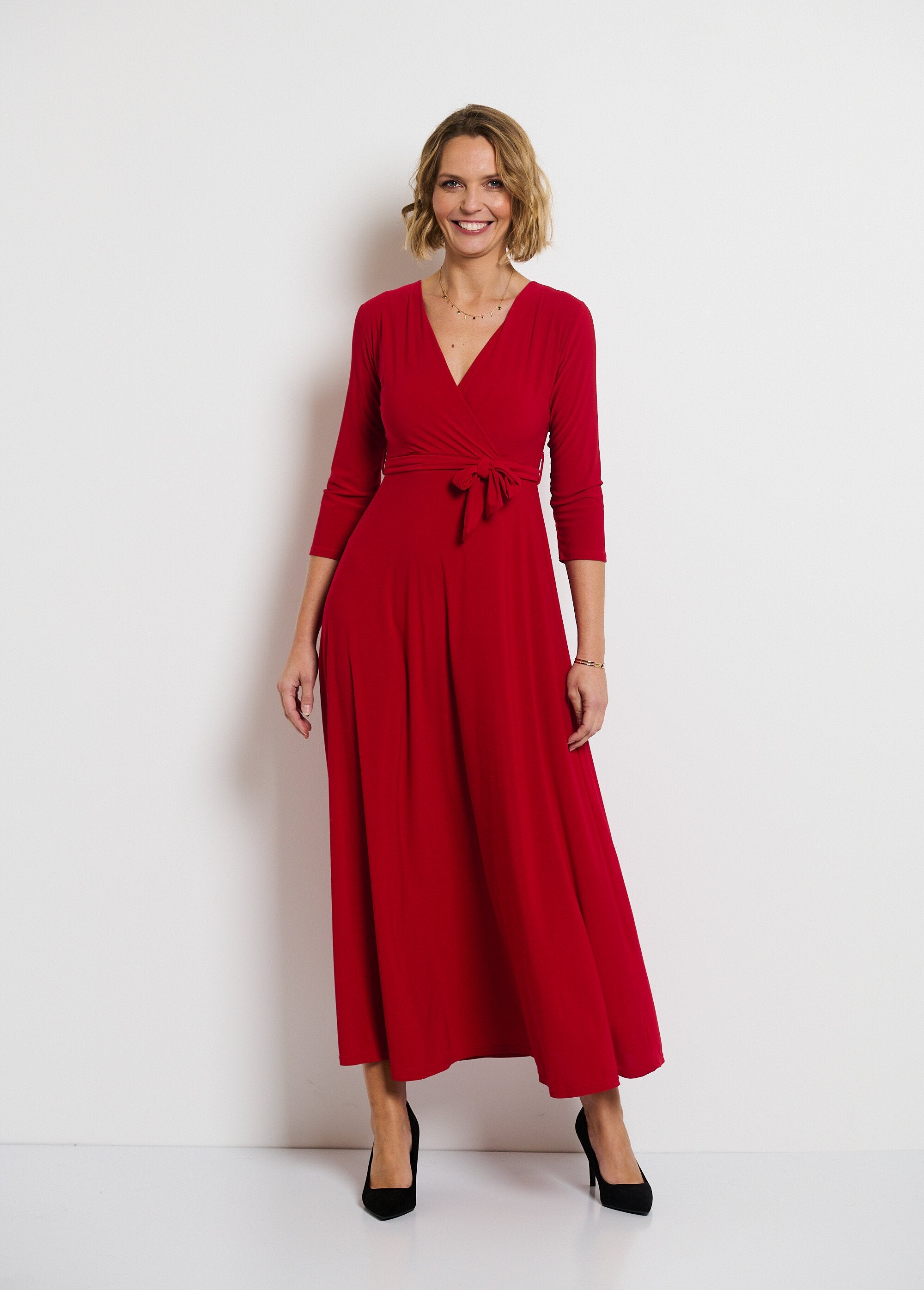 Long_wrap_dress_in_stretchy_knit_Red_FA1_slim