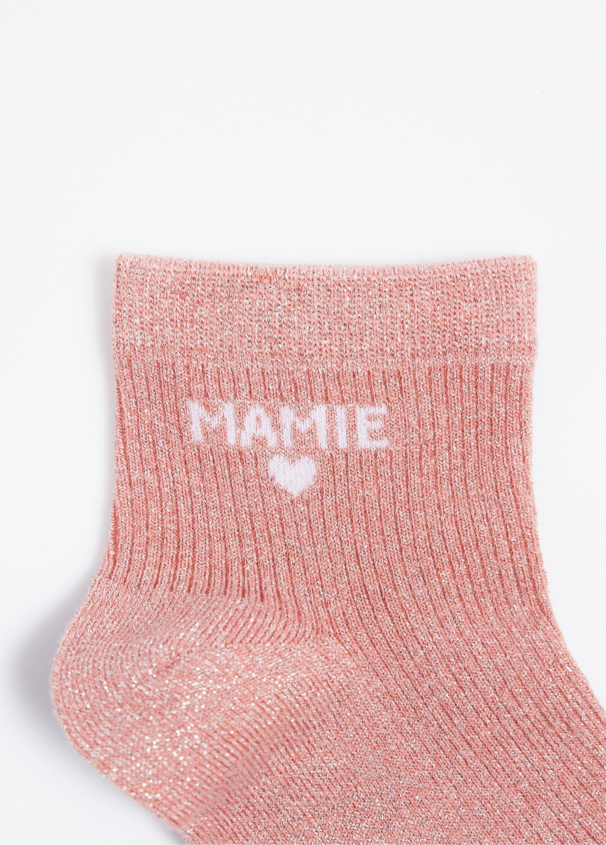 Metallic_thread_socks,_MAMIE_message_Pink_DE2_slim