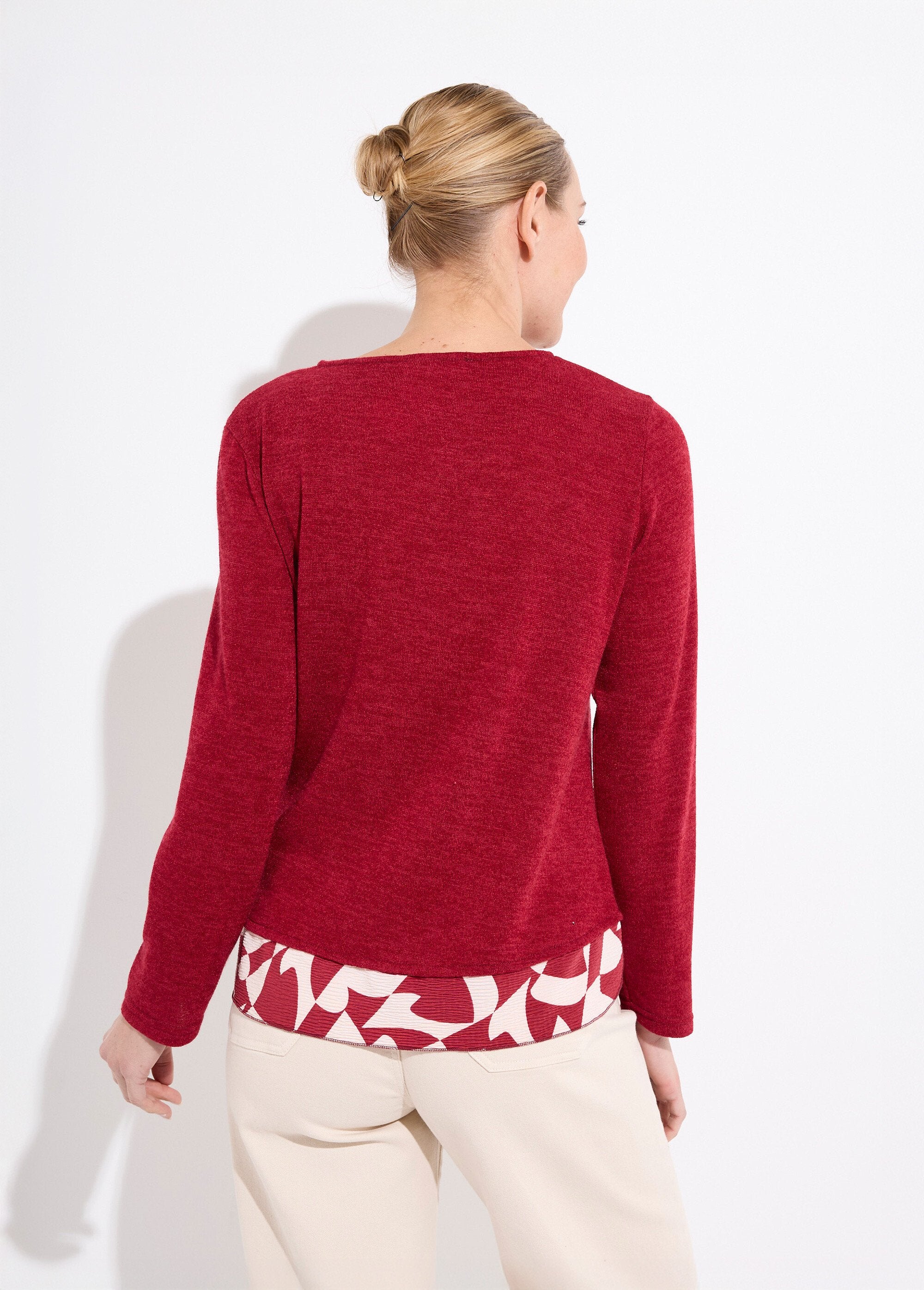 T-shirt_chaud_effet_2_en_1_manches_longues_Bordeaux_DO1_slim