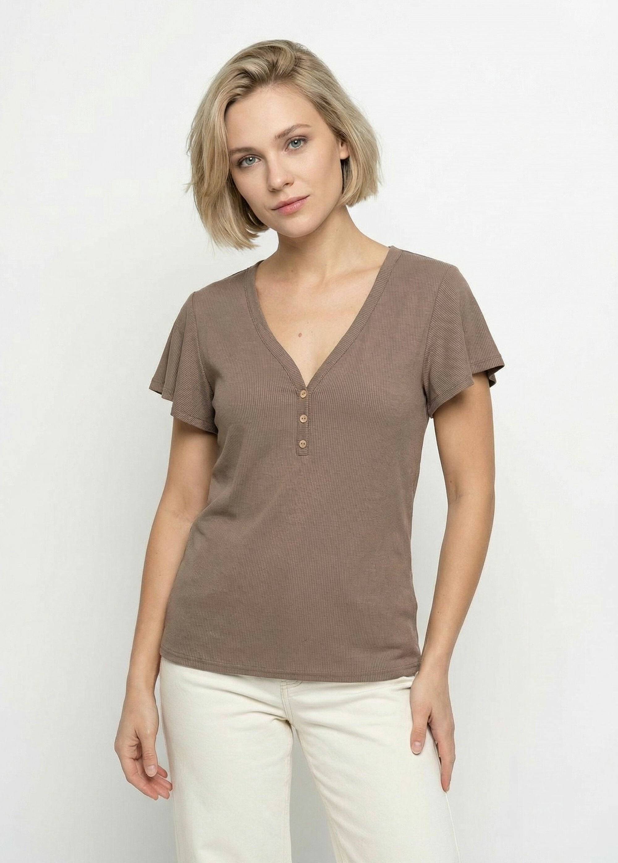 Ribbed_jersey_V-neck_T-shirt,_Essential_Mole_FA1_slim