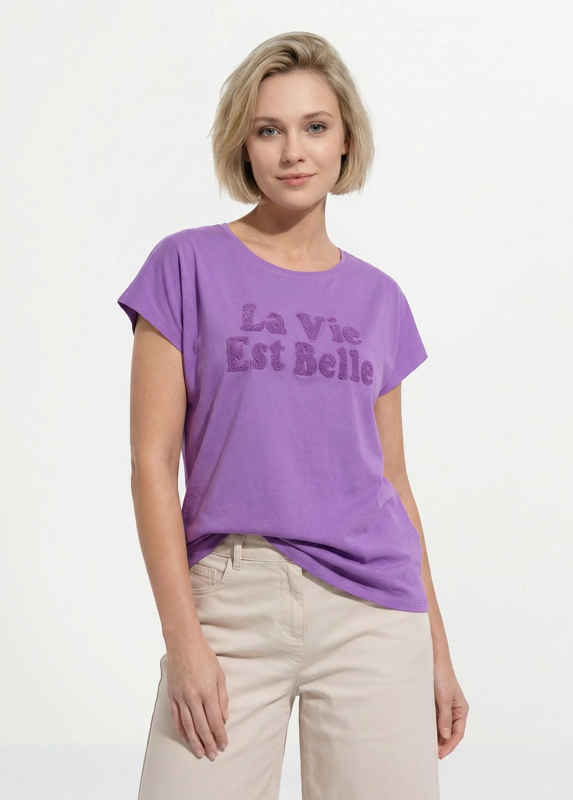T-shirt_uni_col_rond_message_bouclette_Violet_FA1_slim