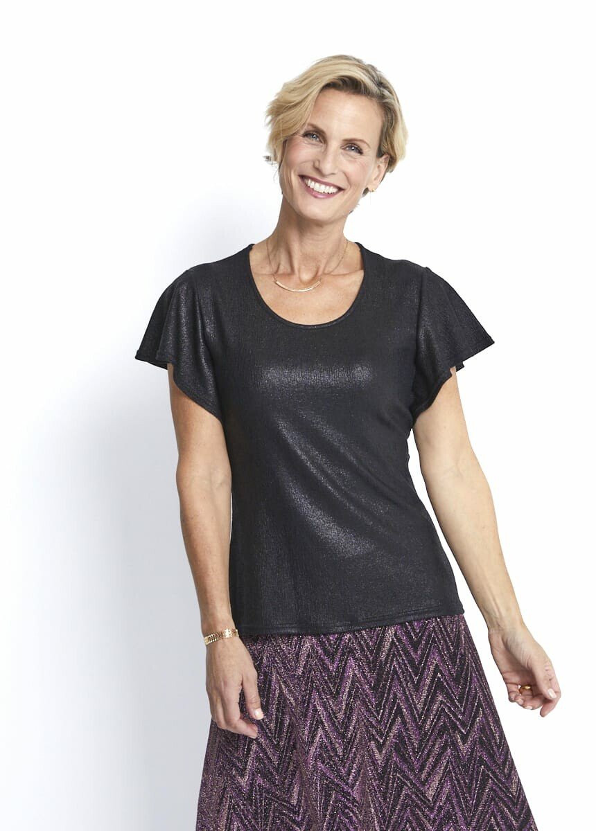 Butterfly_sleeve_glitter_t-shirt_Black_FA1_slim